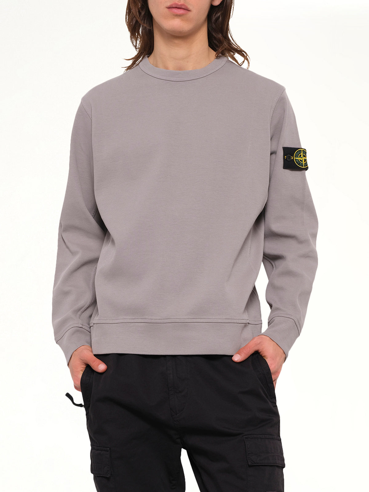 6100017 Organic Cotton Sweatshirt in Grey