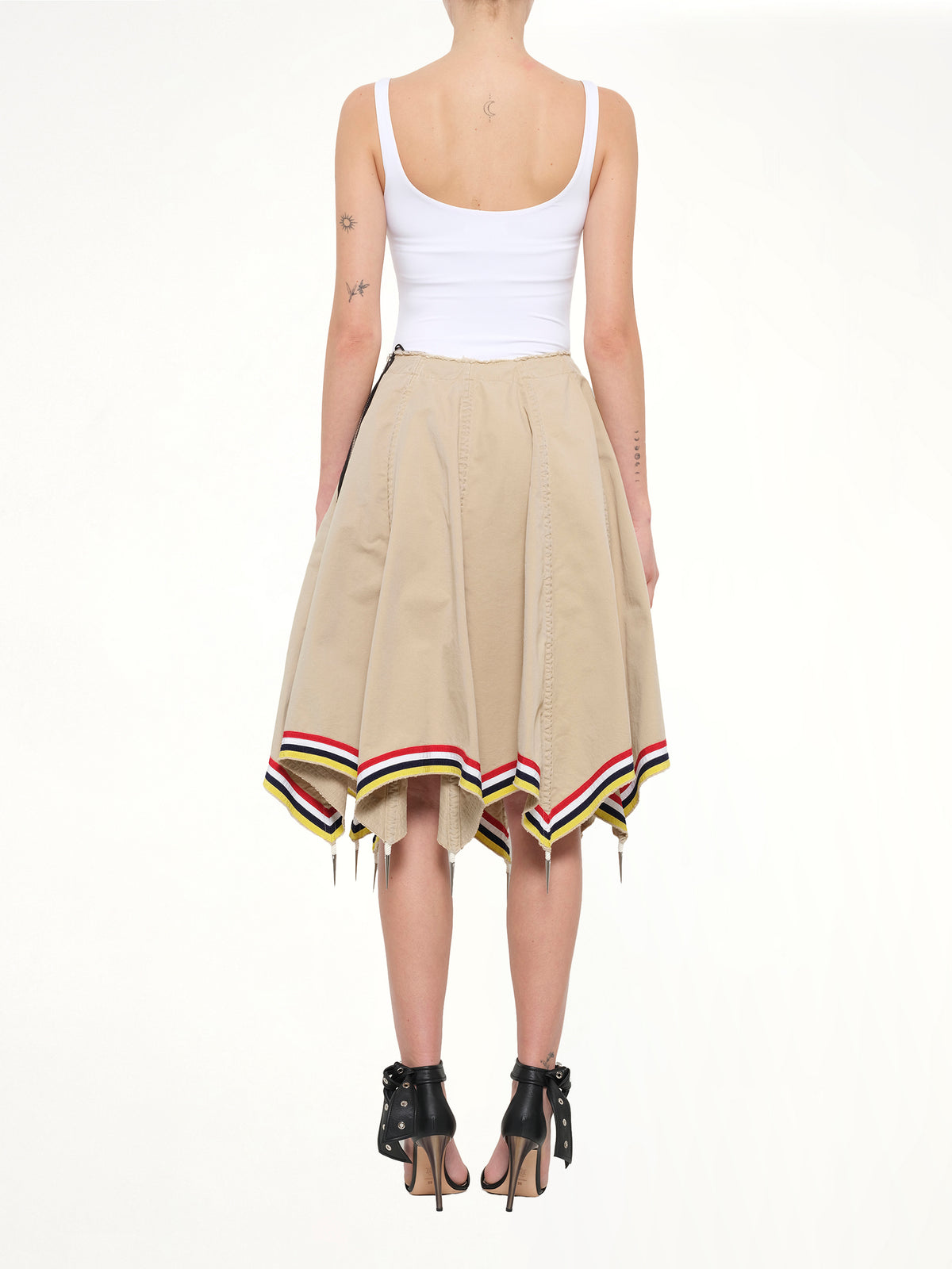 Umbrella Skirt in Flax
