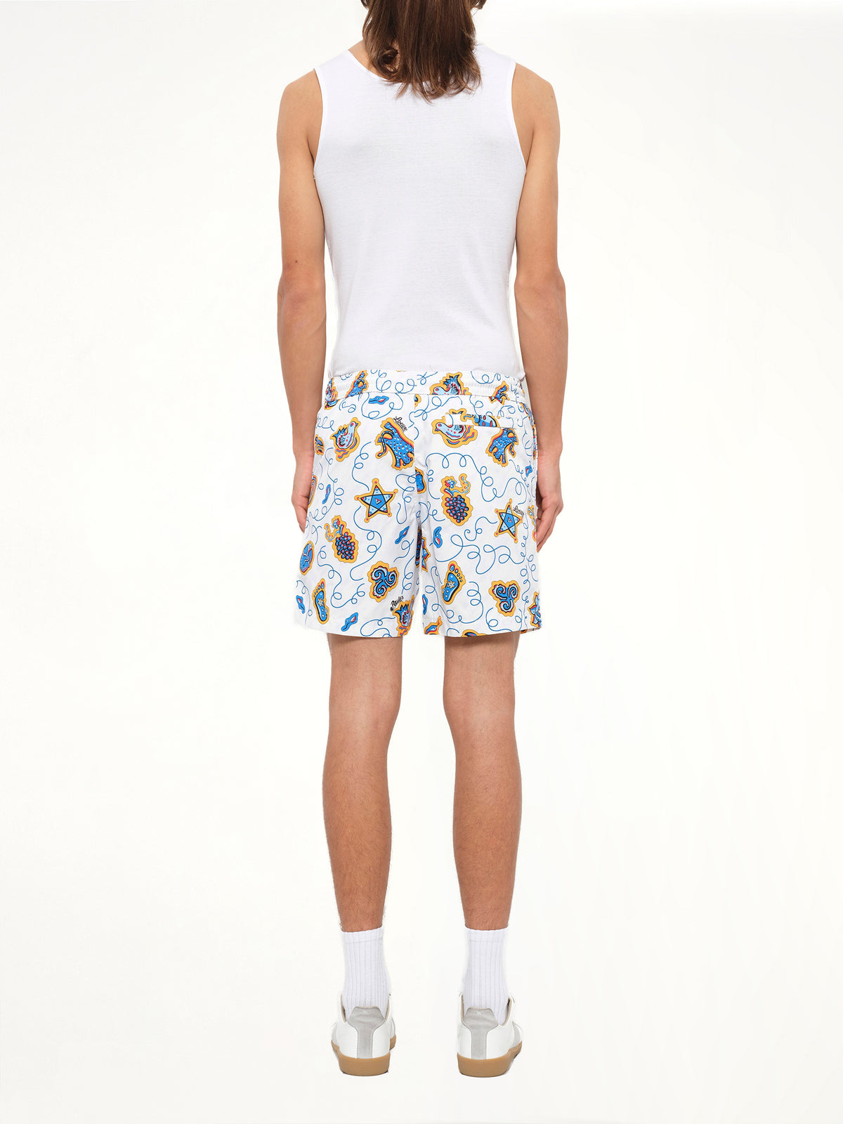 Loewe x Paula Printed Swim Shorts in White