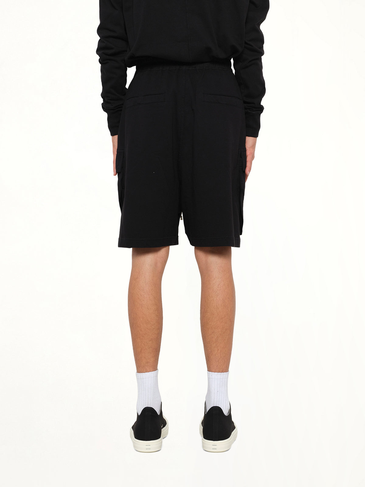 Heavy Jersey Cargobela Shorts in Black