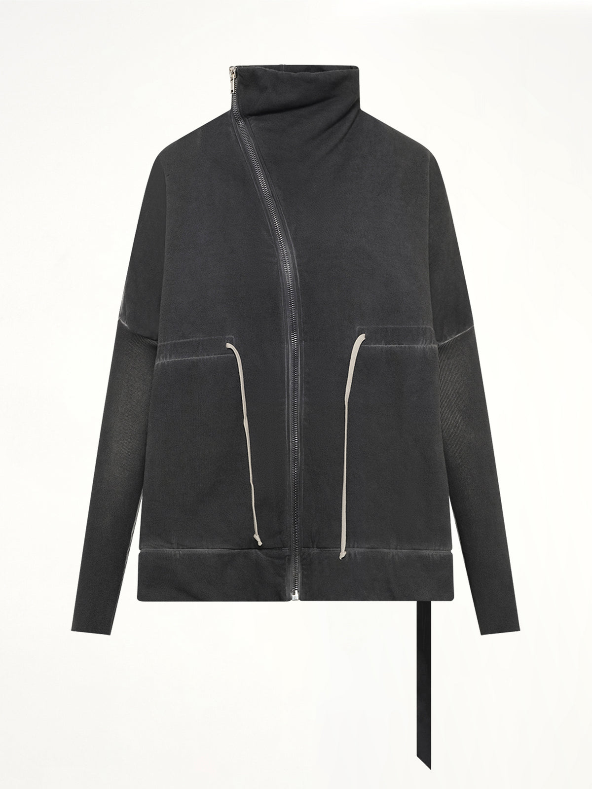 Stonewashed Mountain Sail Sweatshirt in Faded Black