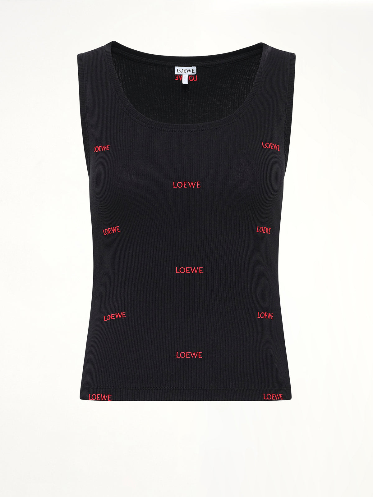 Tank Top in Black/Red