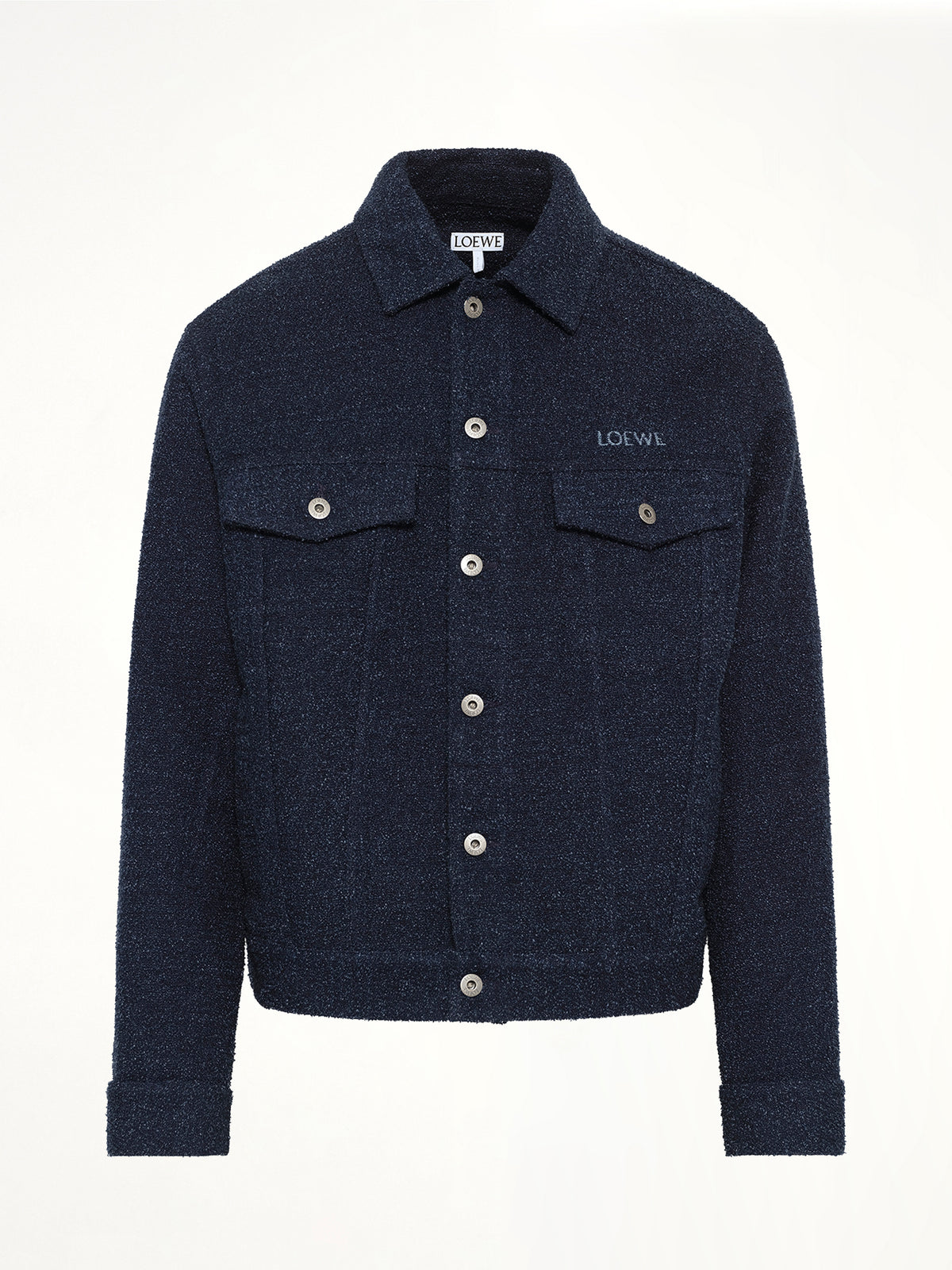 Trucker Jacket in Dark Denim Blue