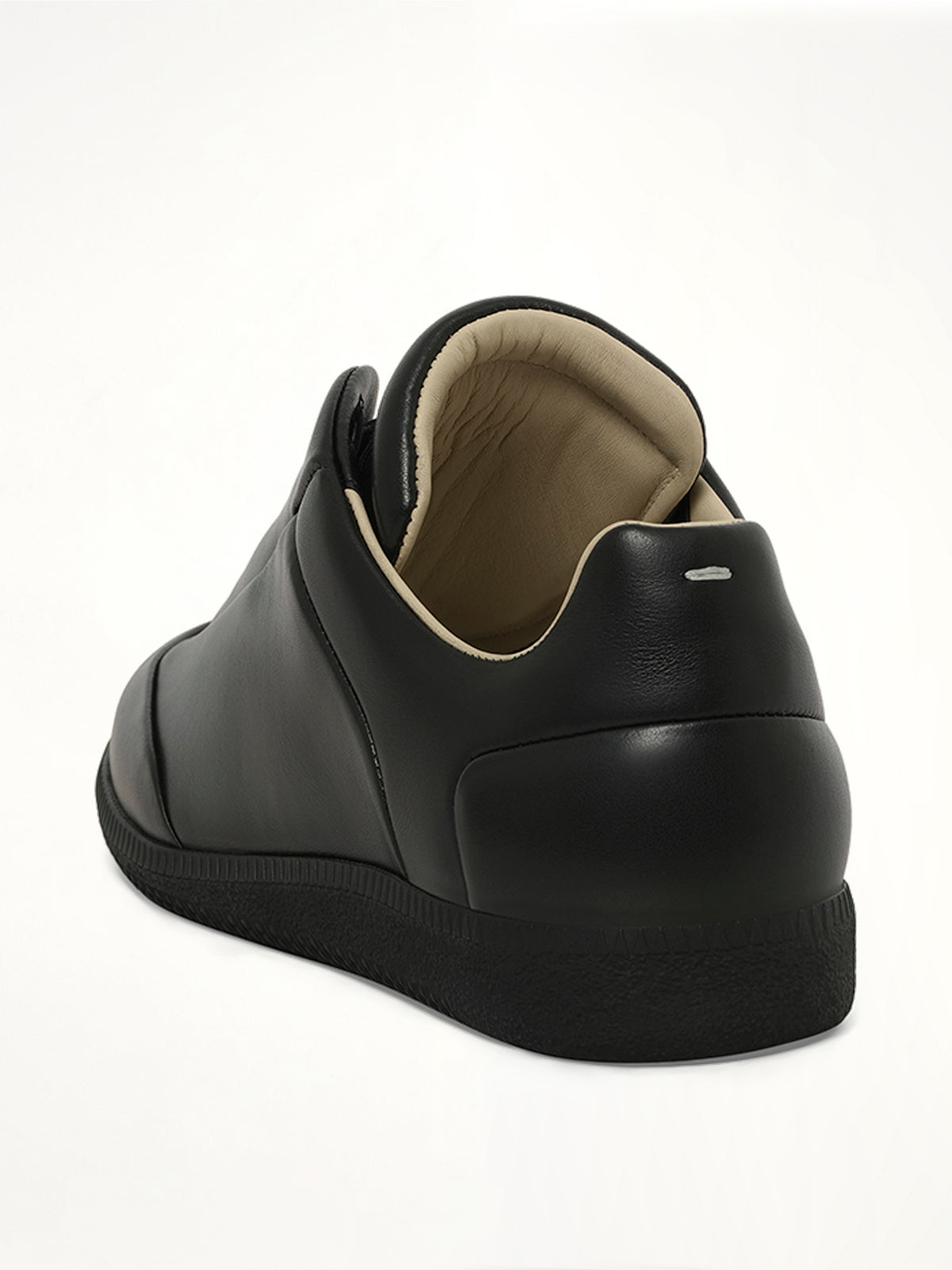 Future Low-Top Leather Sneaker in Black