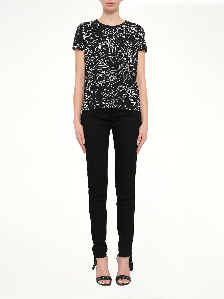 Kenzo Knit T-Shirt in Black