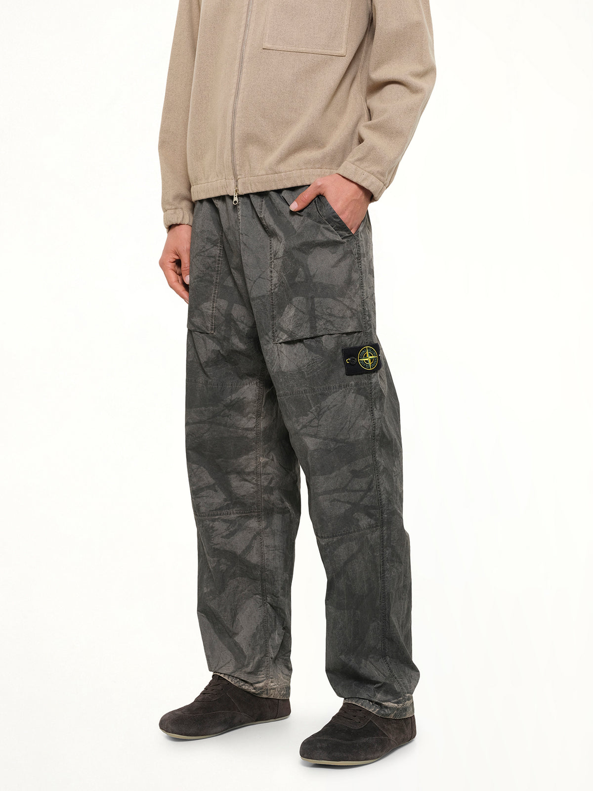 3100057 Tree Camo Trouser in Biscuit