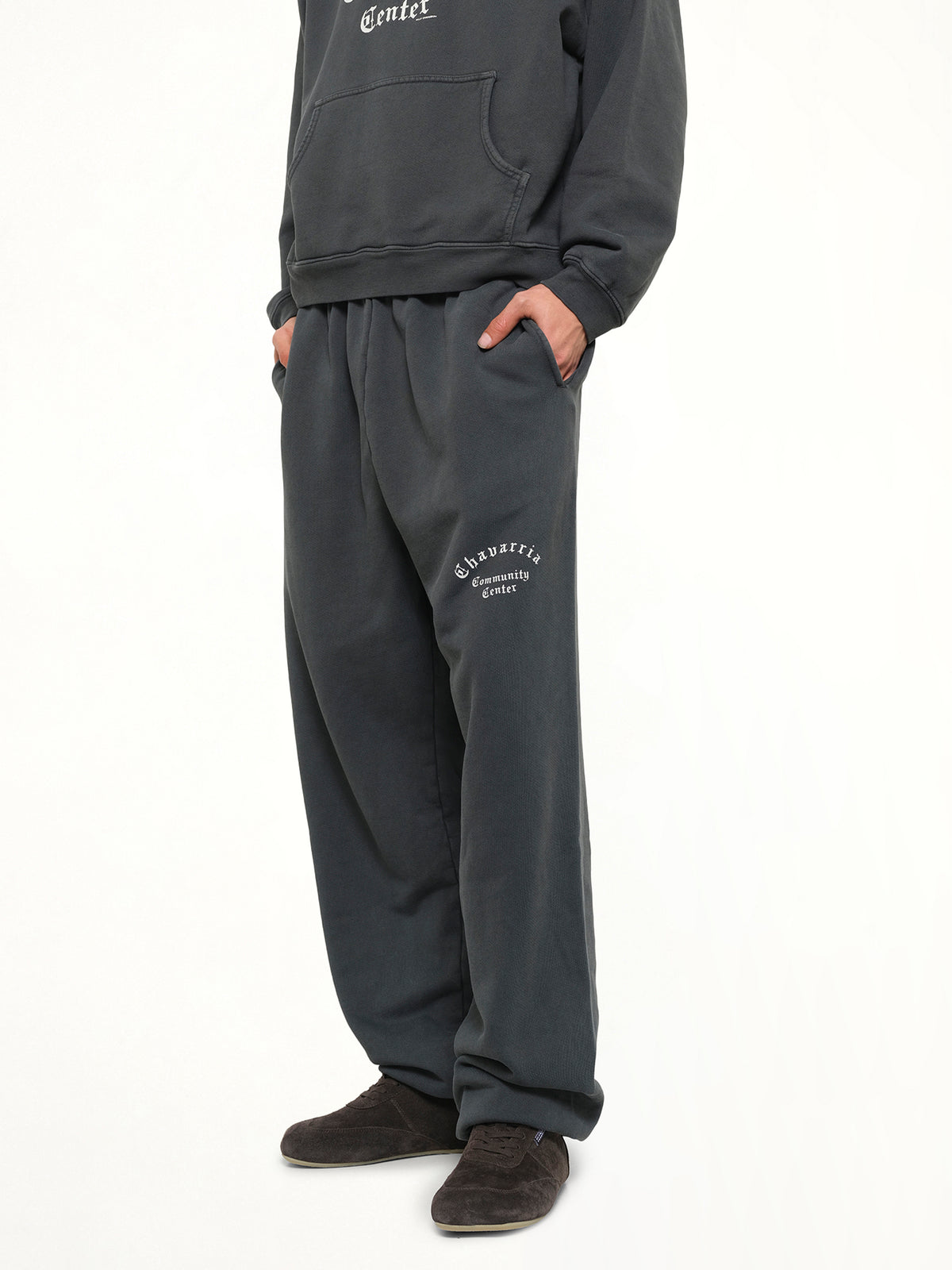 Chavarria Community Center Buffalo Sweatpant in Pirate Black