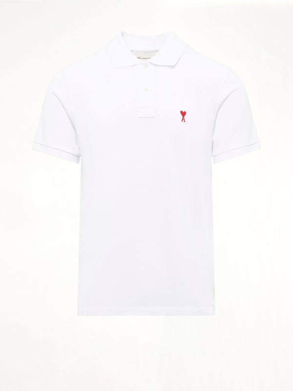 Ami De Coeur Polo in White