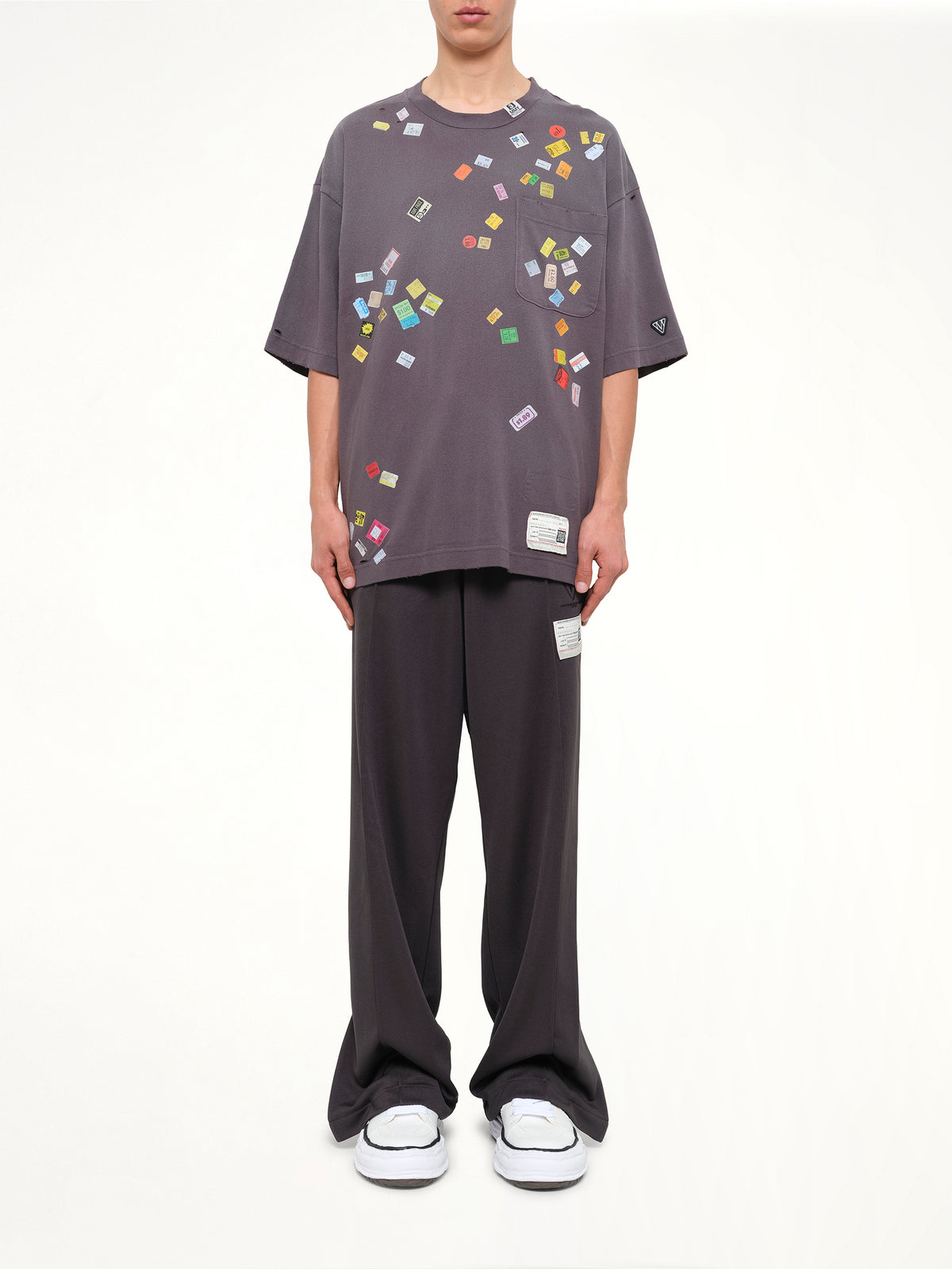 Price Sticker T-Shirt in Black