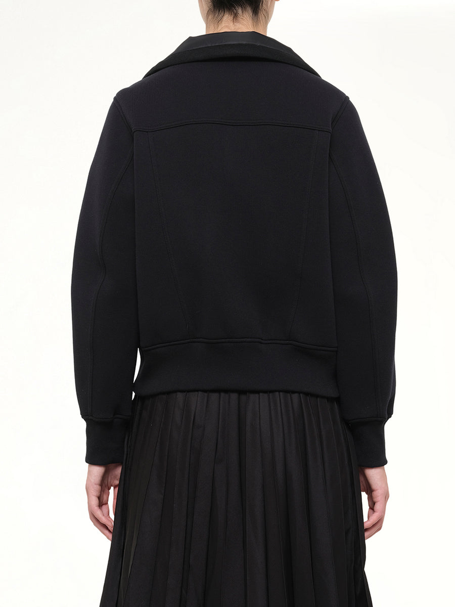 Sponge Sweat Blouson in Black