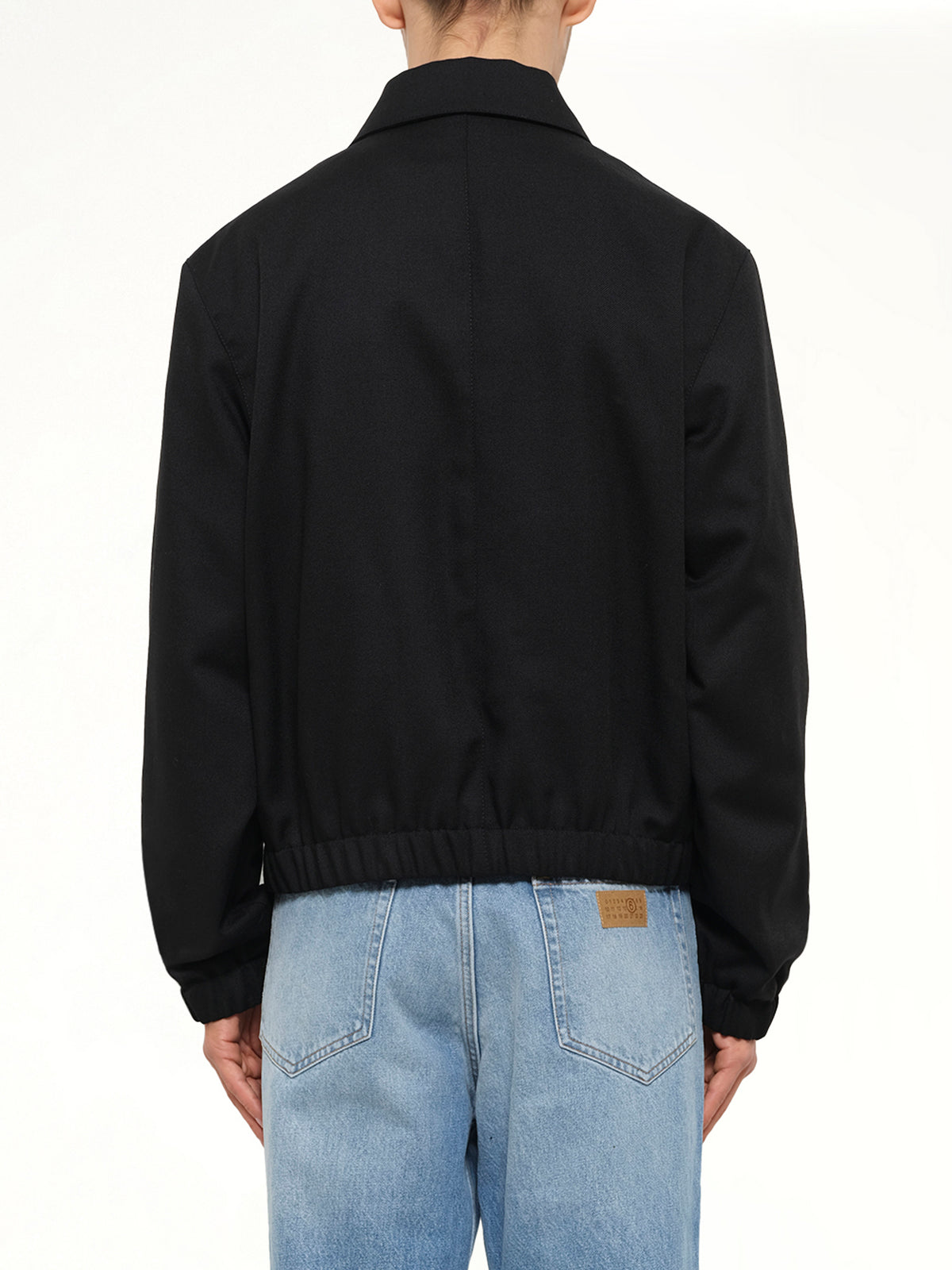 Ami De Coeur Padded Zipped Jacket in Black