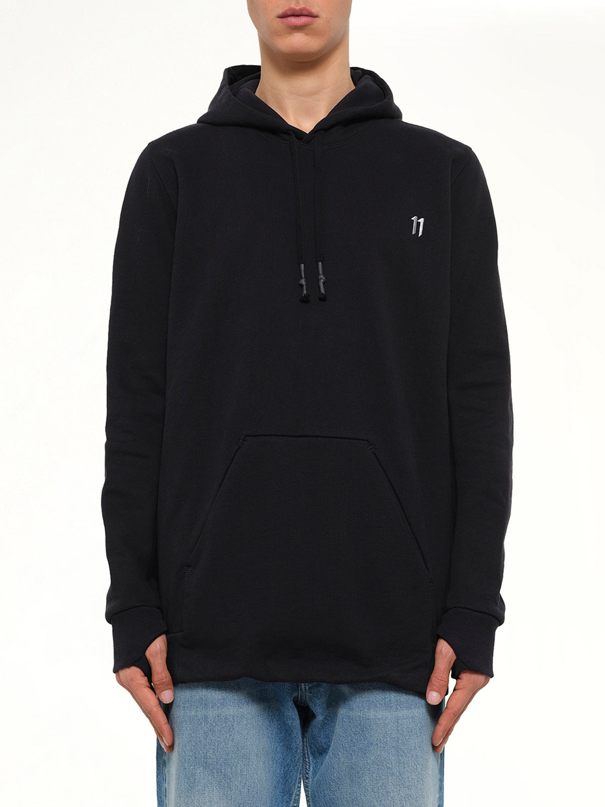 11 By BBS Logo Do Not Hoodie in Black