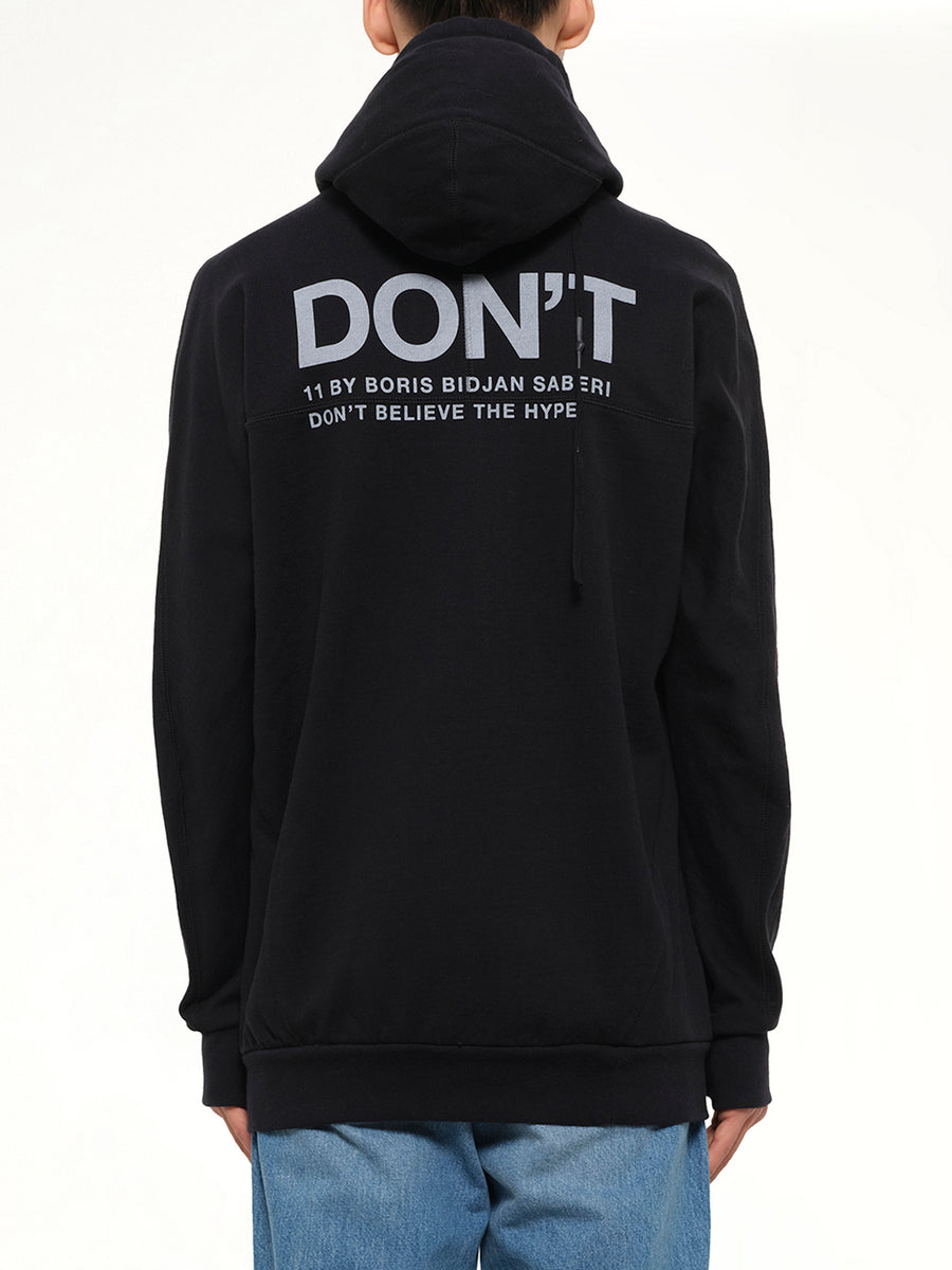 11 By BBS Logo Do Not Hoodie in Black