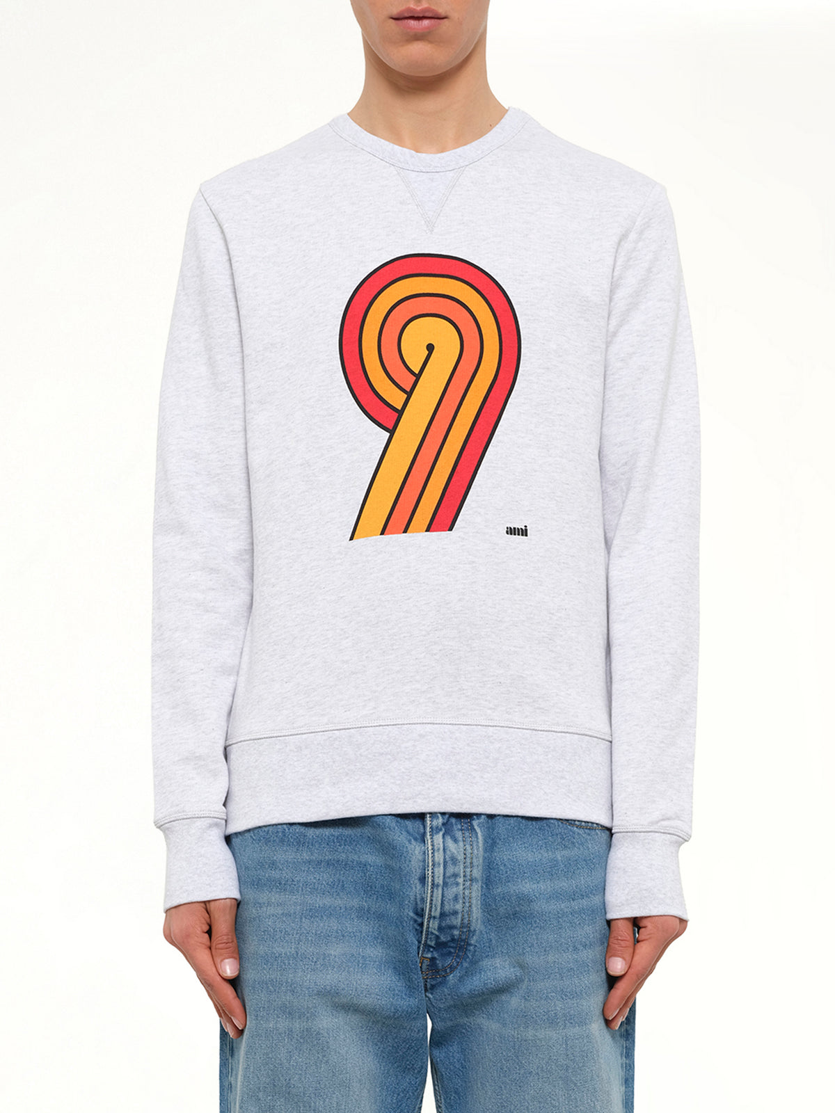 Crew Sweatshirt in Grey