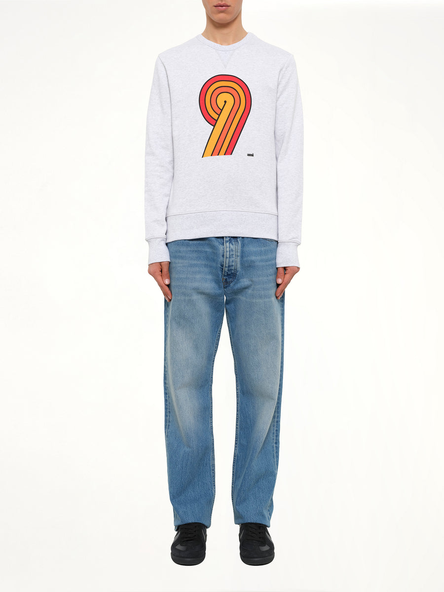 Crew Sweatshirt in Grey