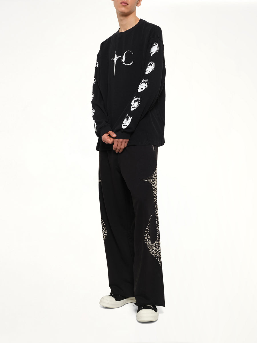 Endless Long Sleeve T-Shirt in Black