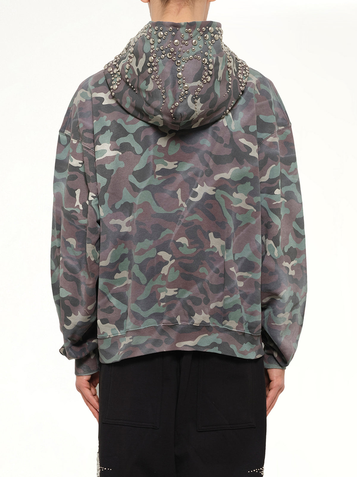 Hotheaded Riding Skull Hoodie in Camo