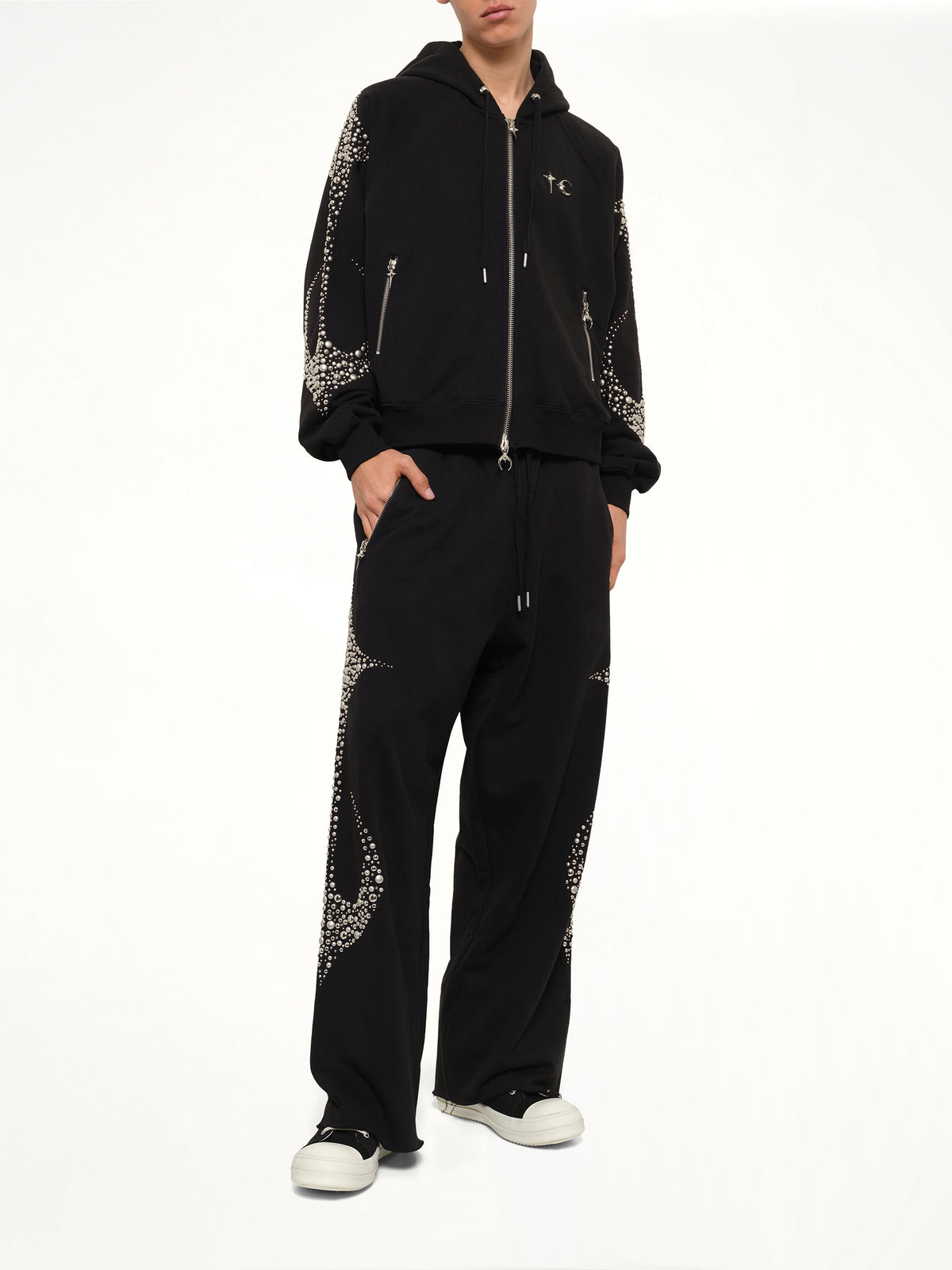 Iron Steel Focus Sweatpants in Black
