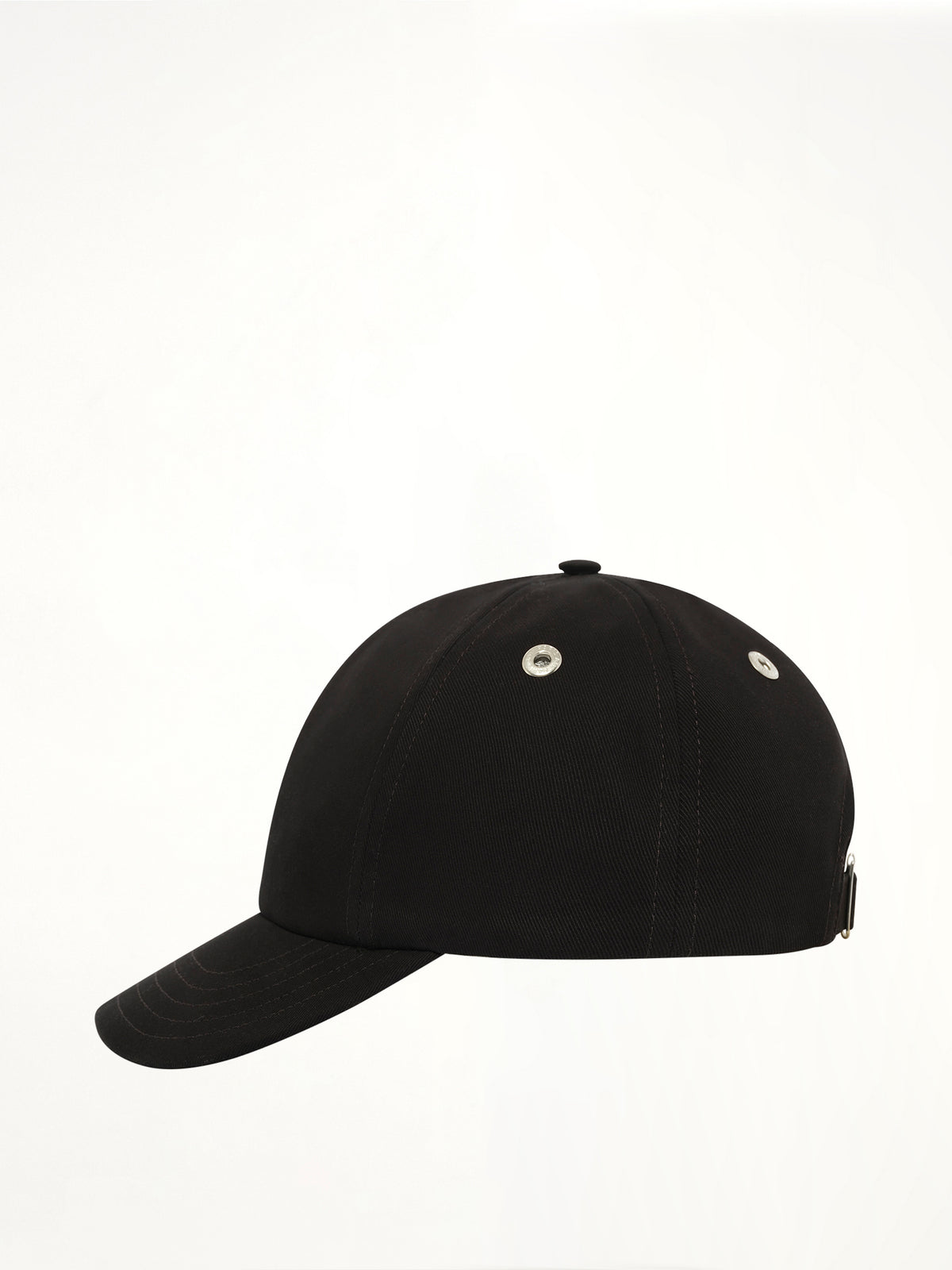 Contrast Ami De Coeur Embroidery Cap in Black