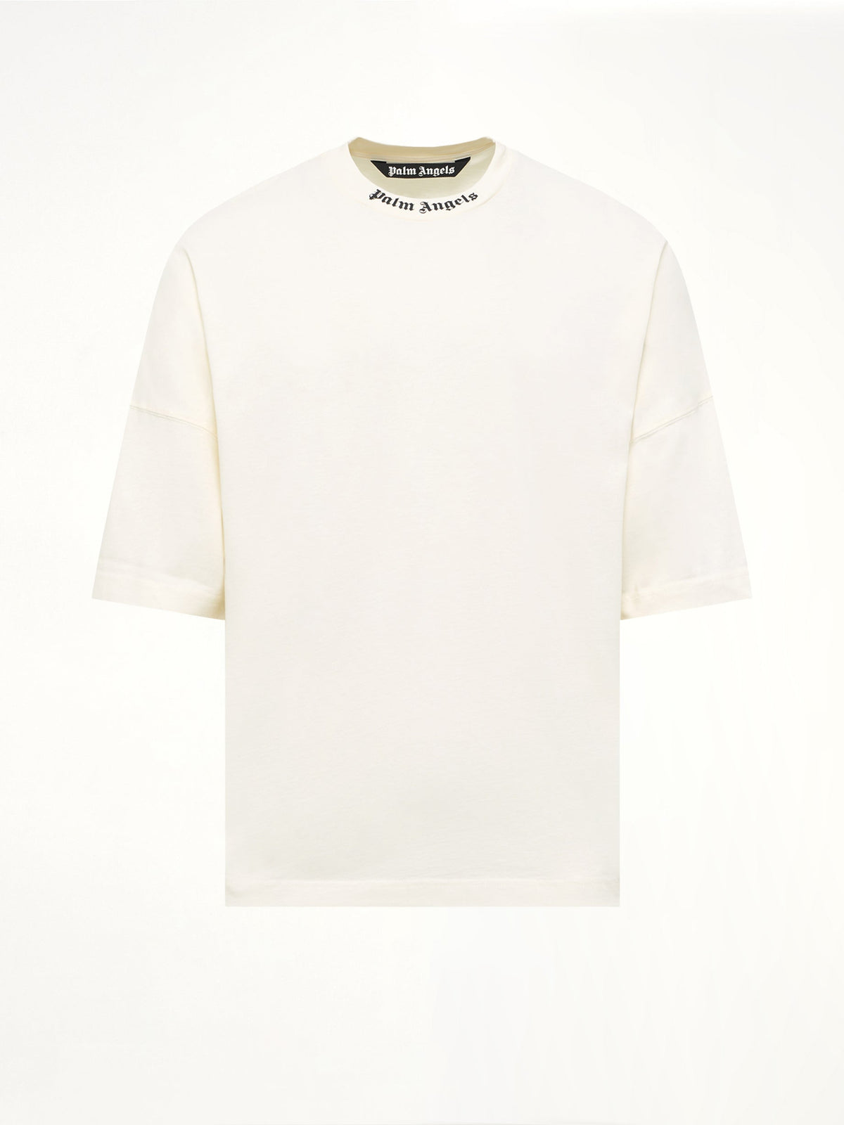 Classic Logo Over T-Shirt in Off White/Black