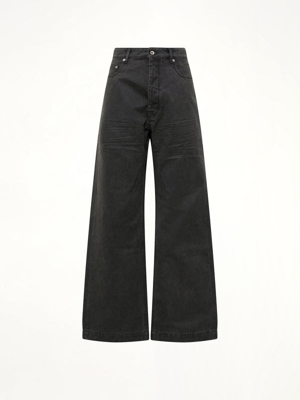Cotton Canvas Geth Jeans in Gravel