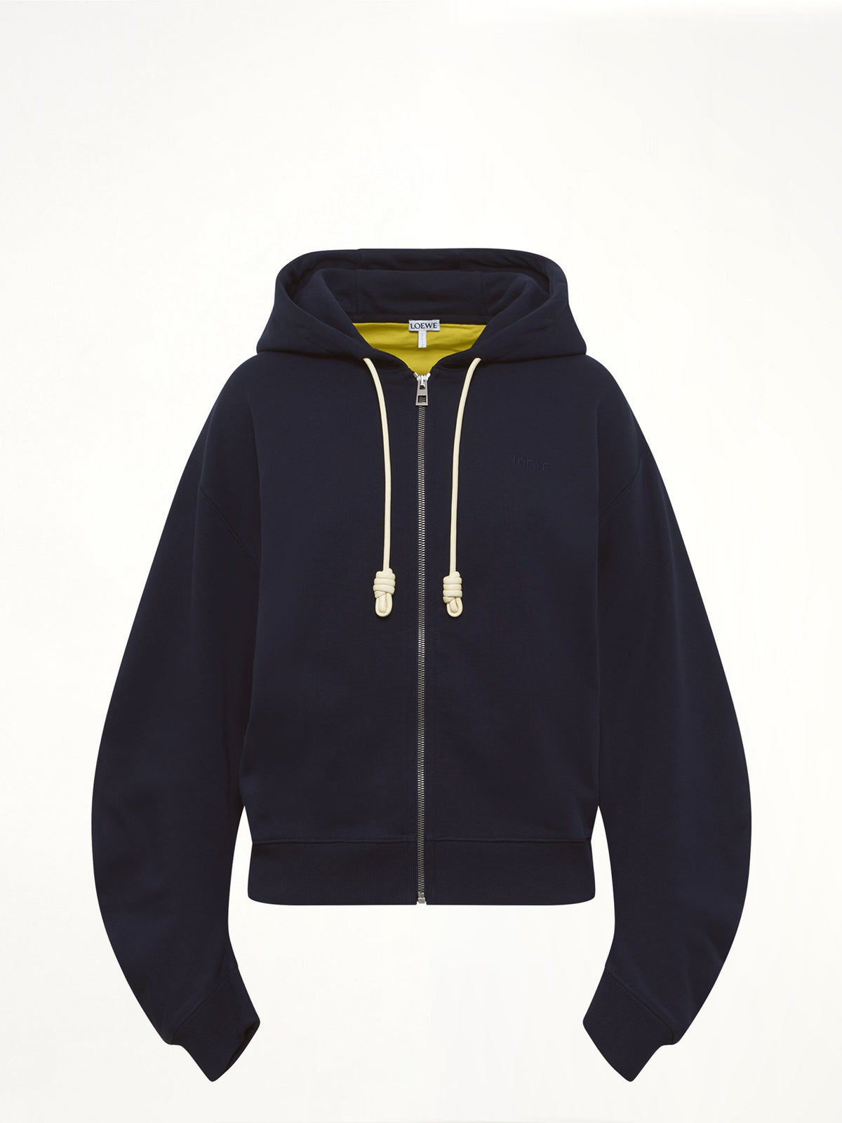 Flamenco Hoodie in Navy Blue/Yellow