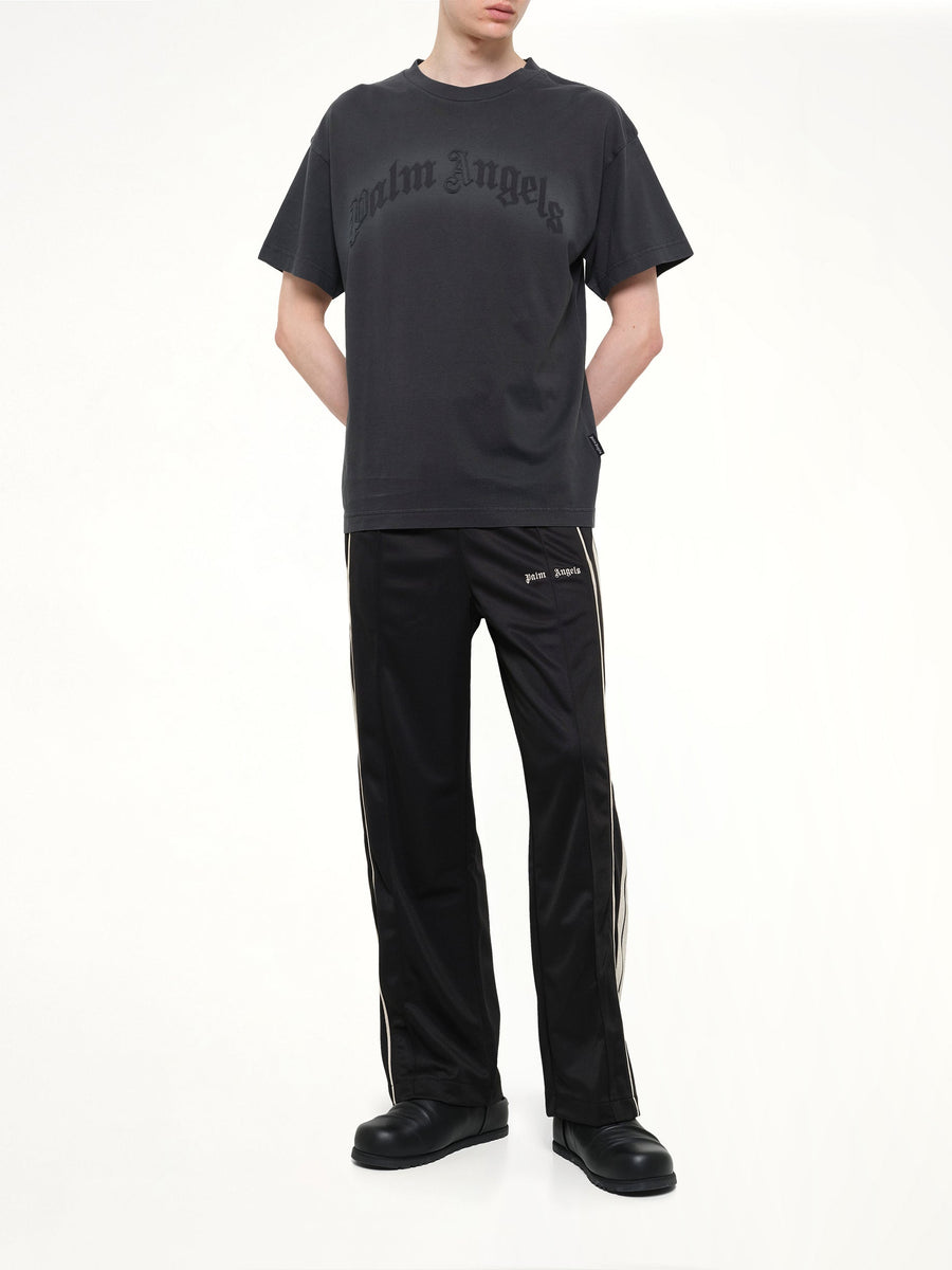 Classic Logo Vint Track Pants in Black/Off White