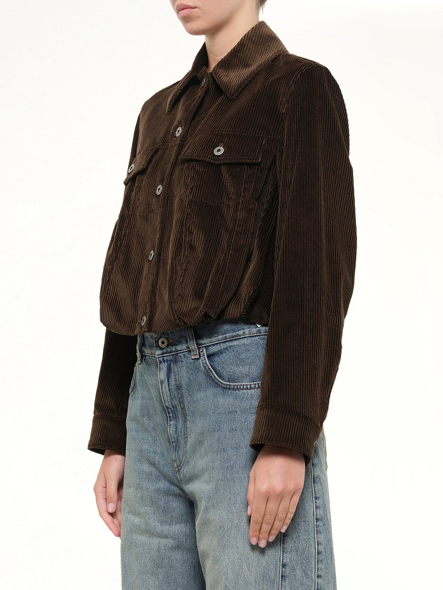 Corduroy Jacket in Brown