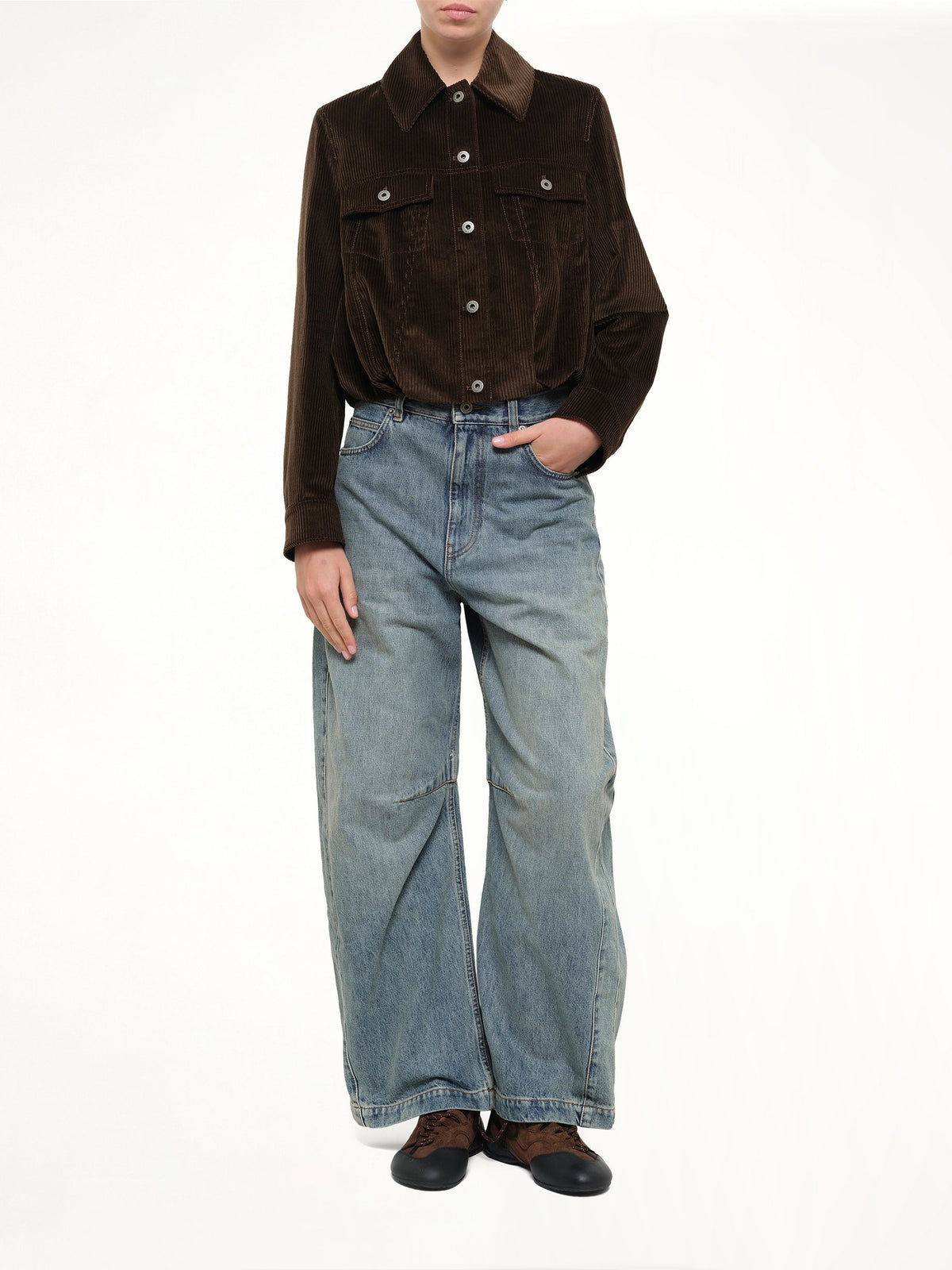 Corduroy Jacket in Brown