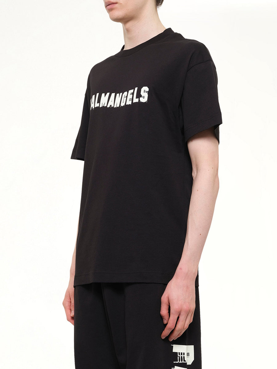 Palm Hills Regular T-Shirt in Black/Off White