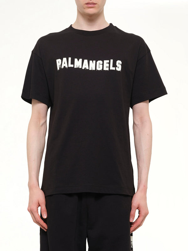 Palm Hills Regular T-Shirt in Black/Off White