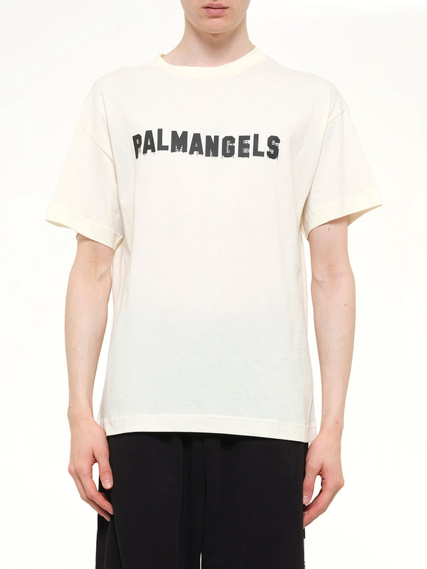 Palm Hills Regular T-Shirt in Off White/Black