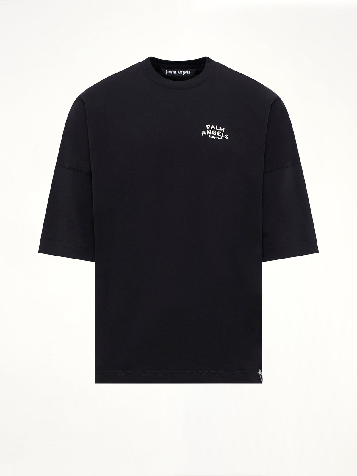 Palm Drift Back Over T-Shirt in Black/Off White
