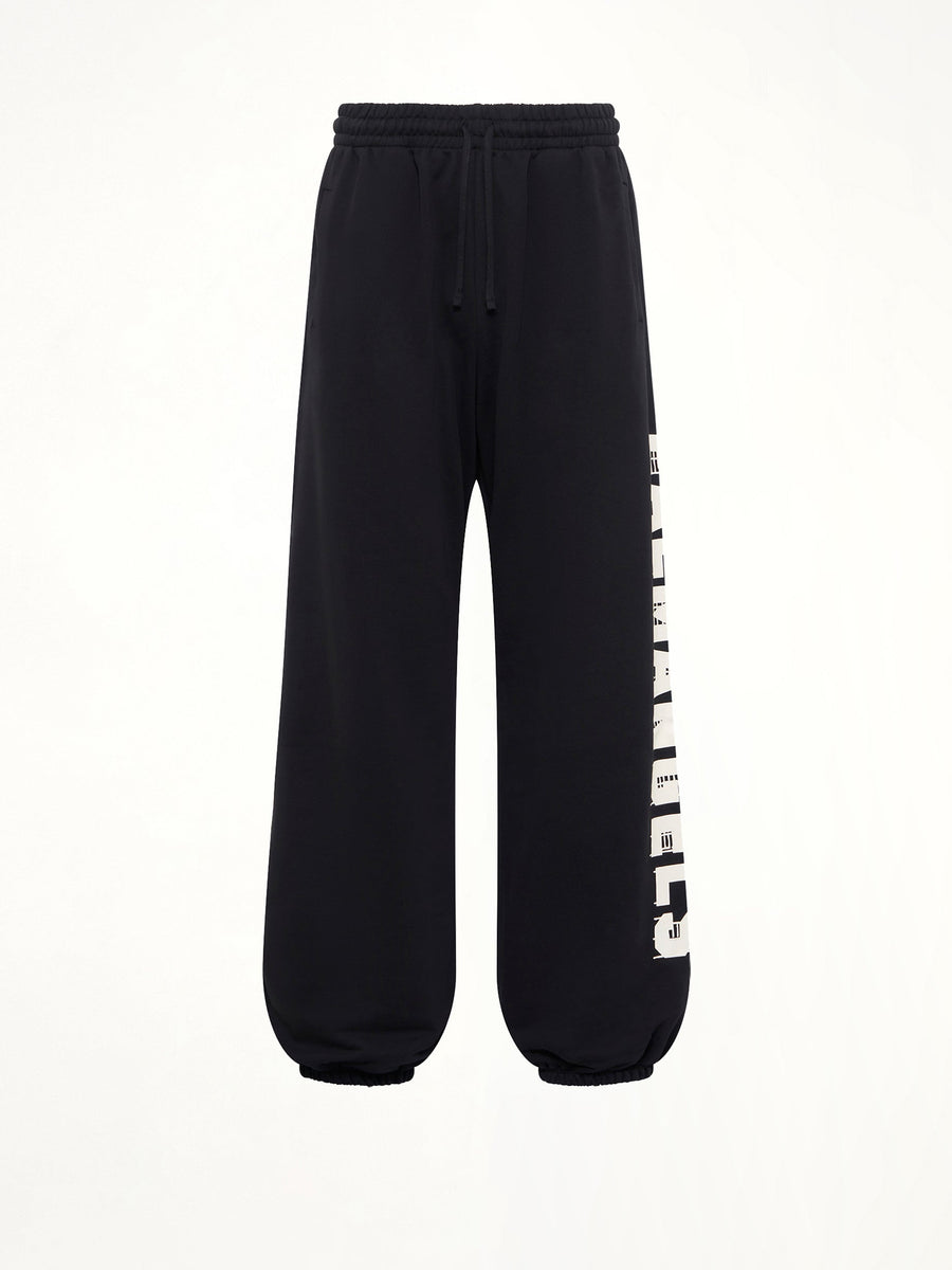 Palm Hills Sweatpants in Black/Off White