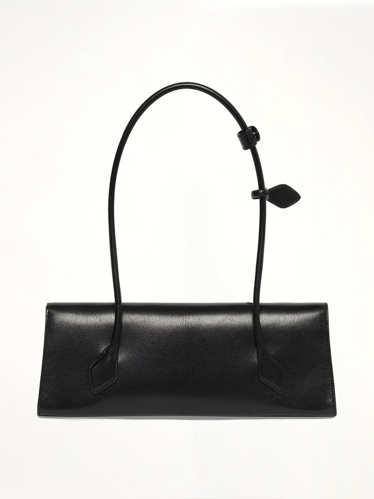 Teckel Flap Medium Bag in Black