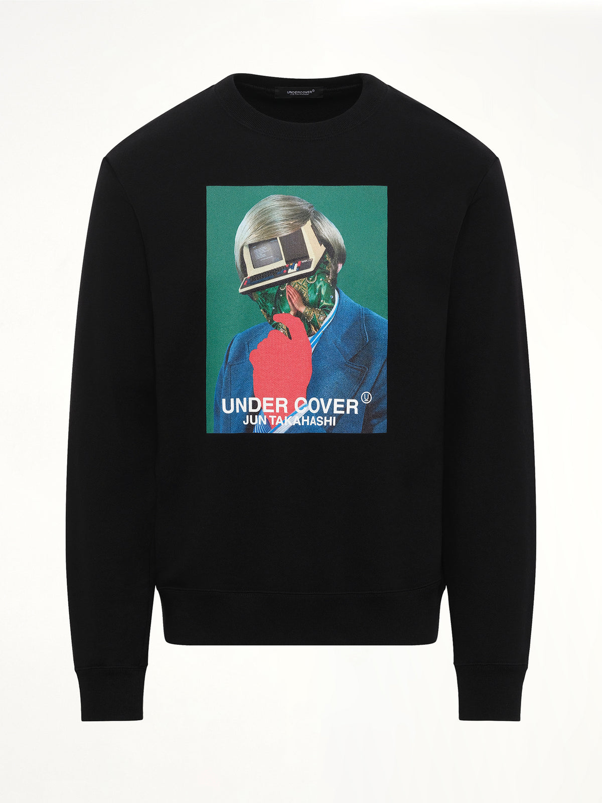 Abstract Sweatshirt in Black