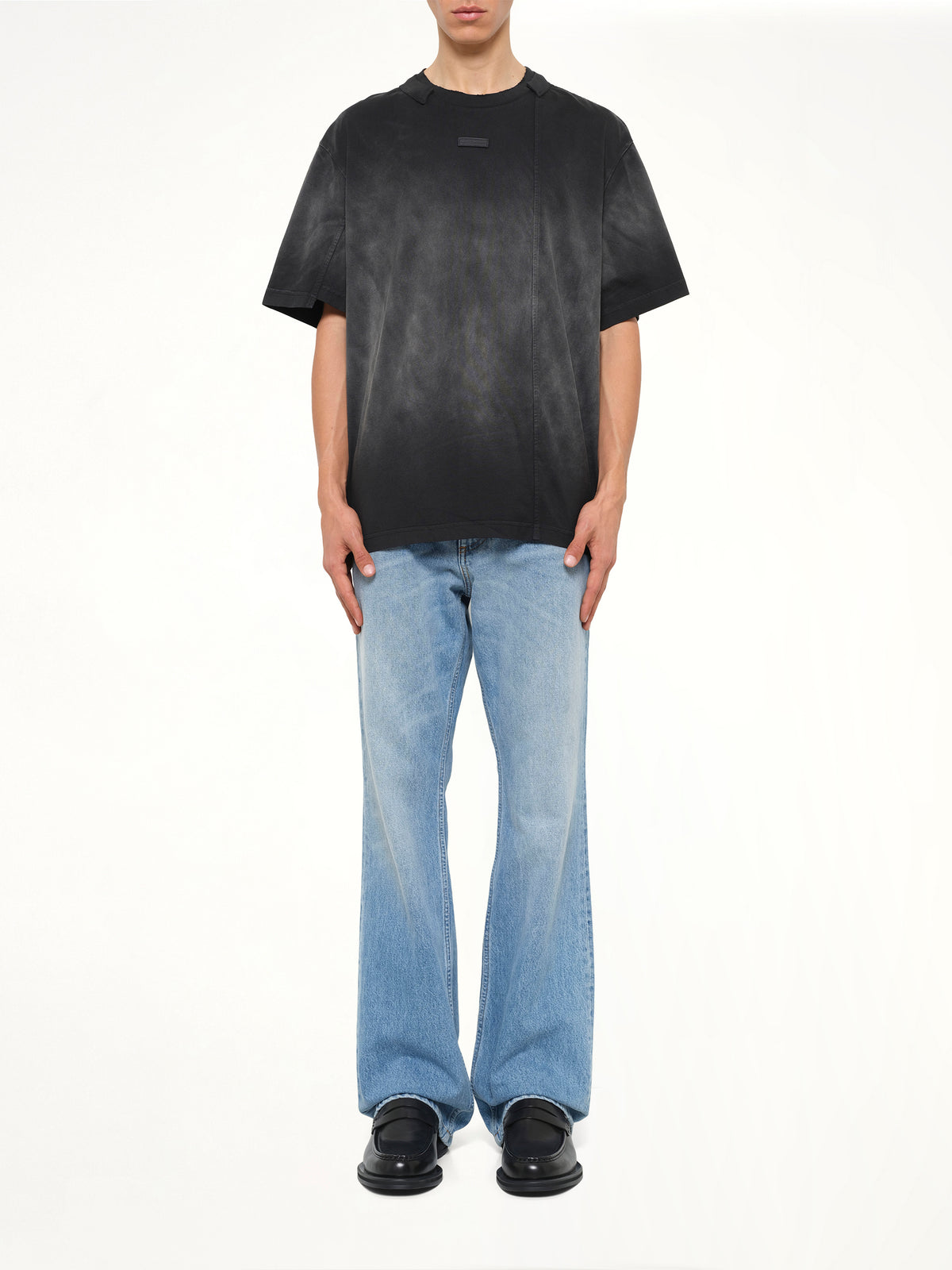 Gradient Washed T-Shirt in Grey
