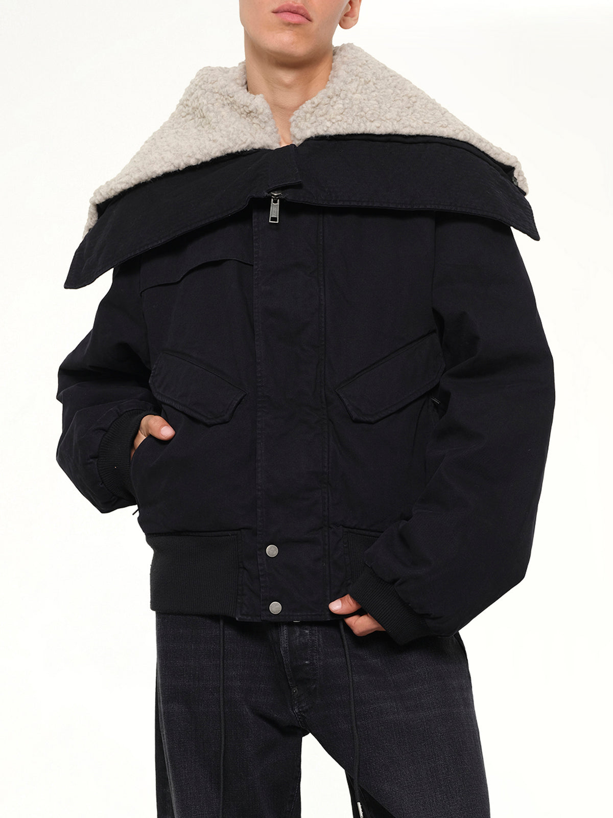 Portal Jacket in Blue Black
