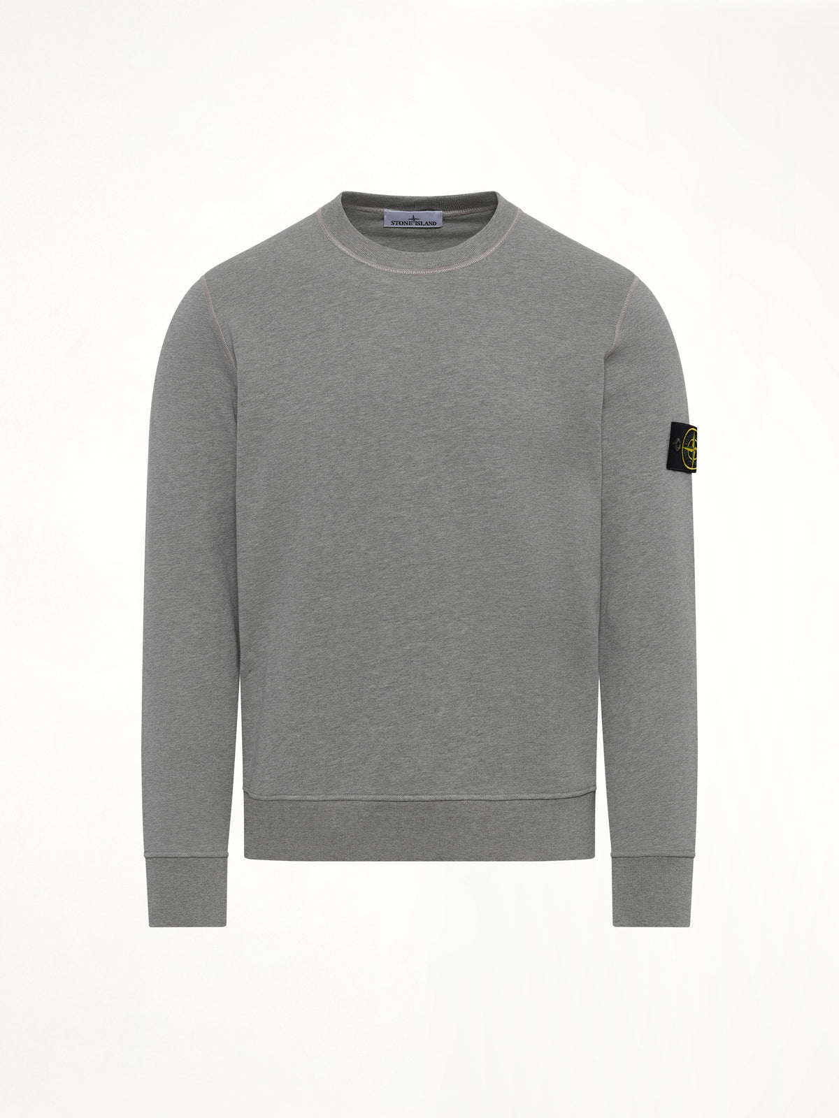 6100060 Organic Cotton Sweatshirt in Melange Grey