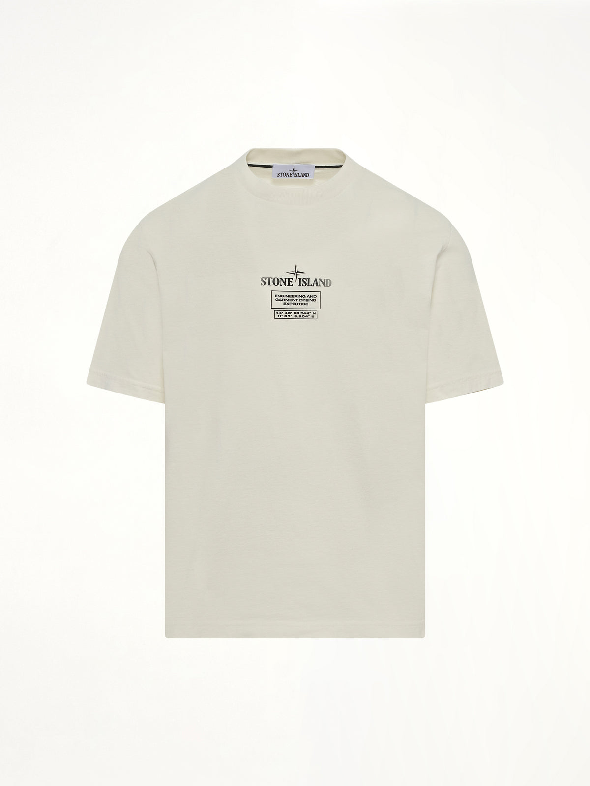 210003 02 Industrial Logos S/S T-Shirt in Ivory