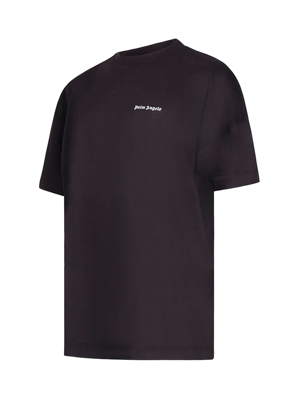 Embroidered Logo Oversized T-Shirt in Black/White