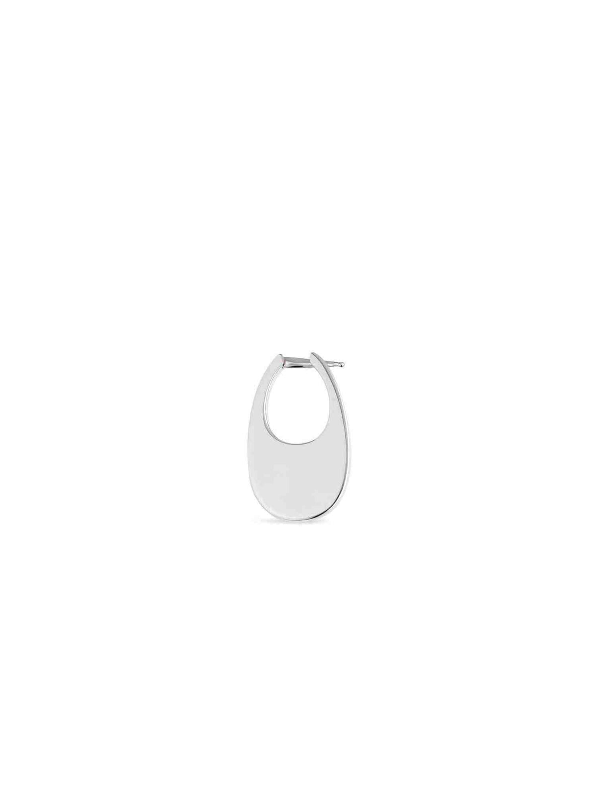 Medium Swipe Earring in Silver