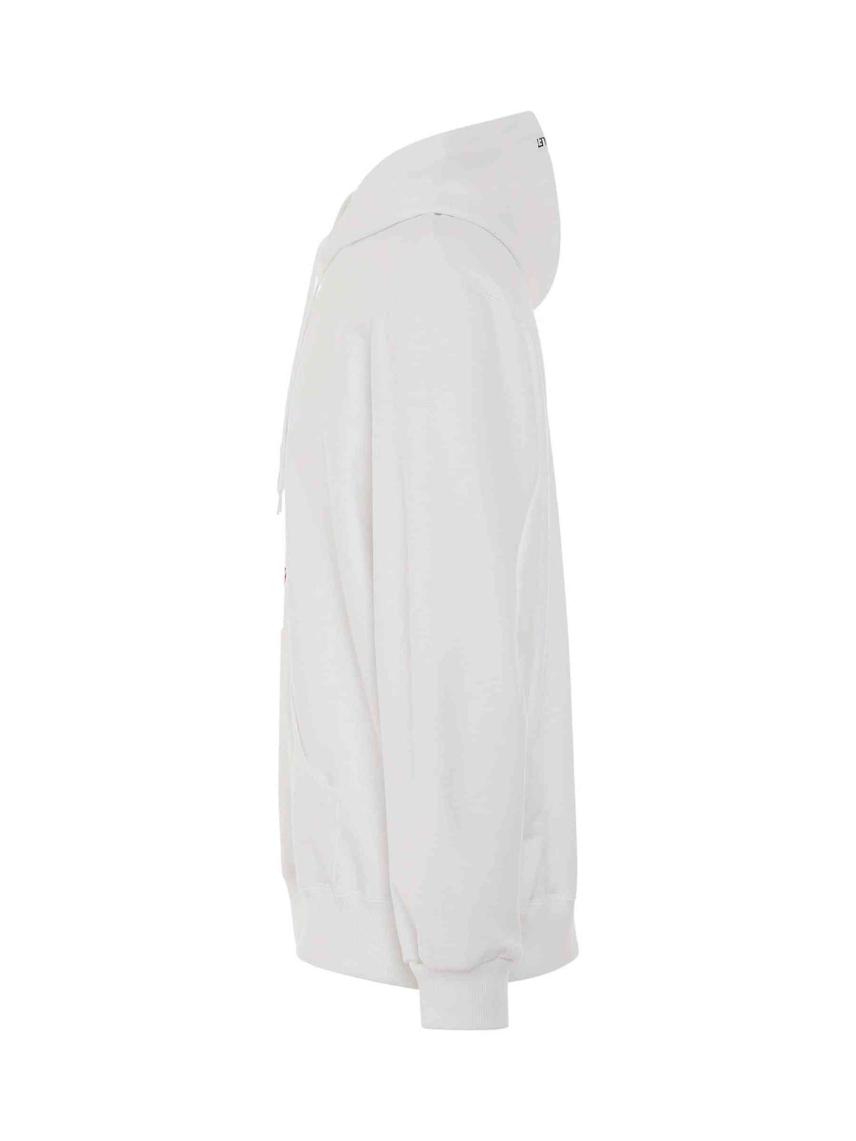 Knit Hoodie in White