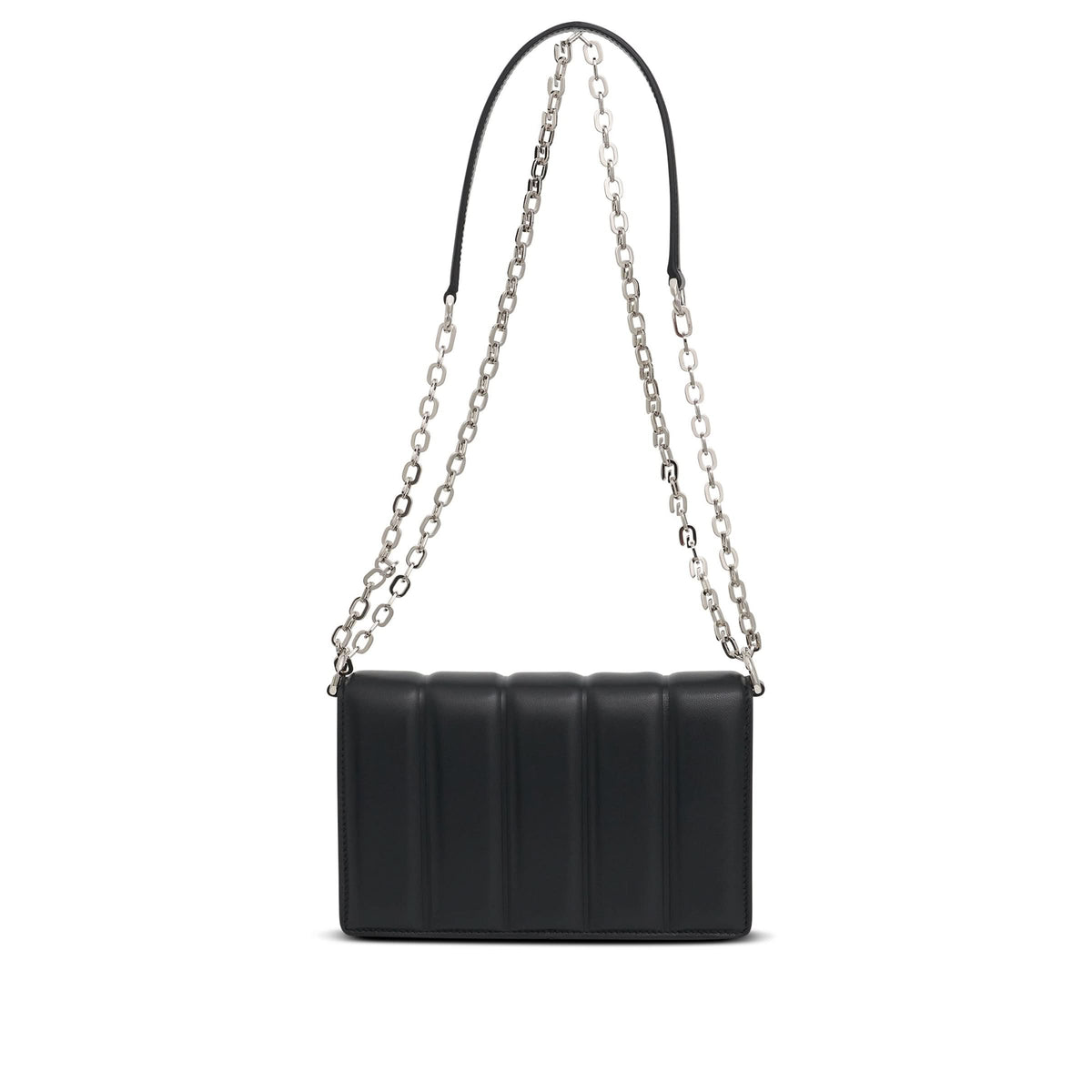 Small 4G Chain Bag in Padded Leather in Black