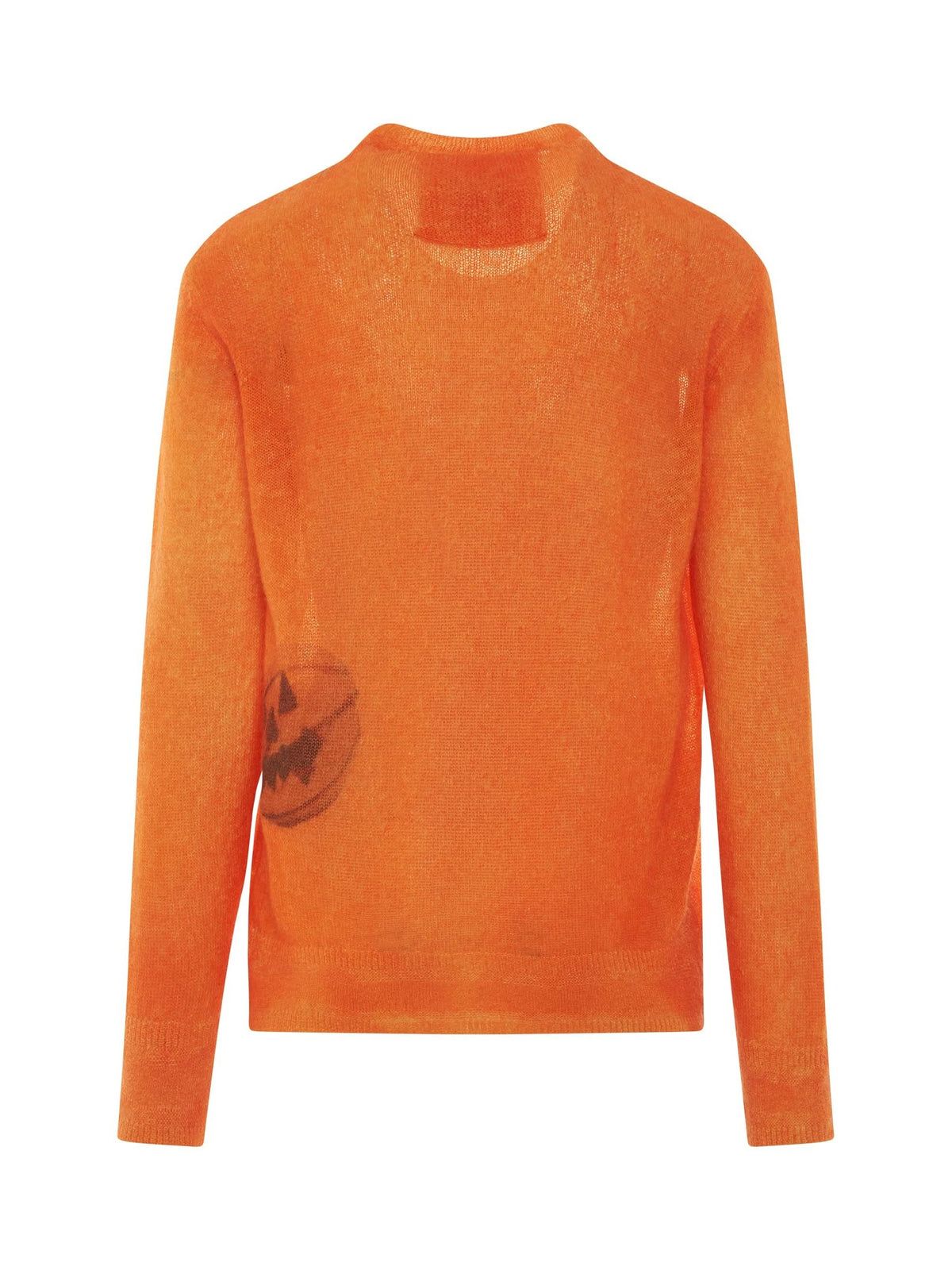 Mixmat Crewneck Print Sweater in Pumpkin