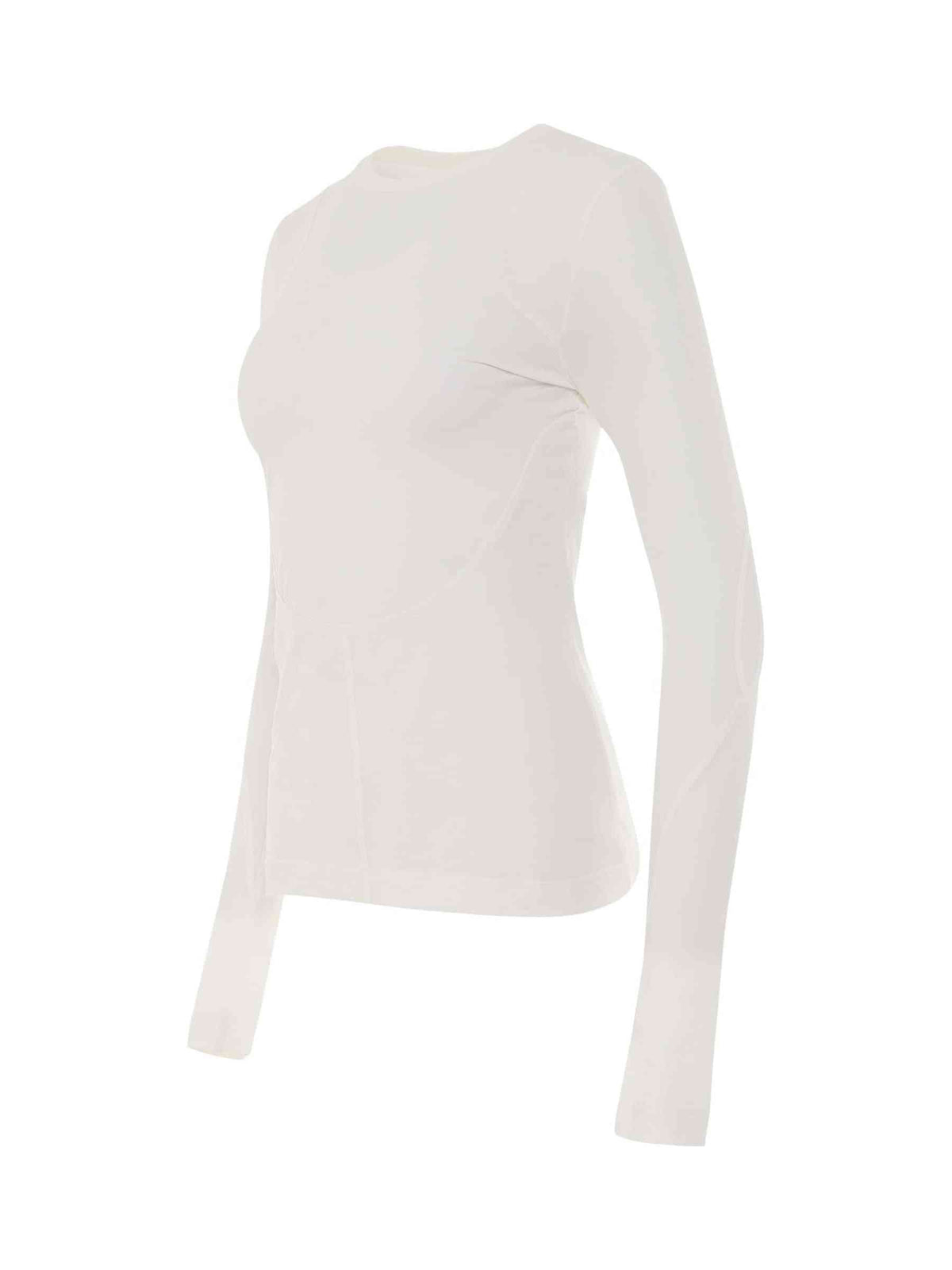 Structured Panel Top in White