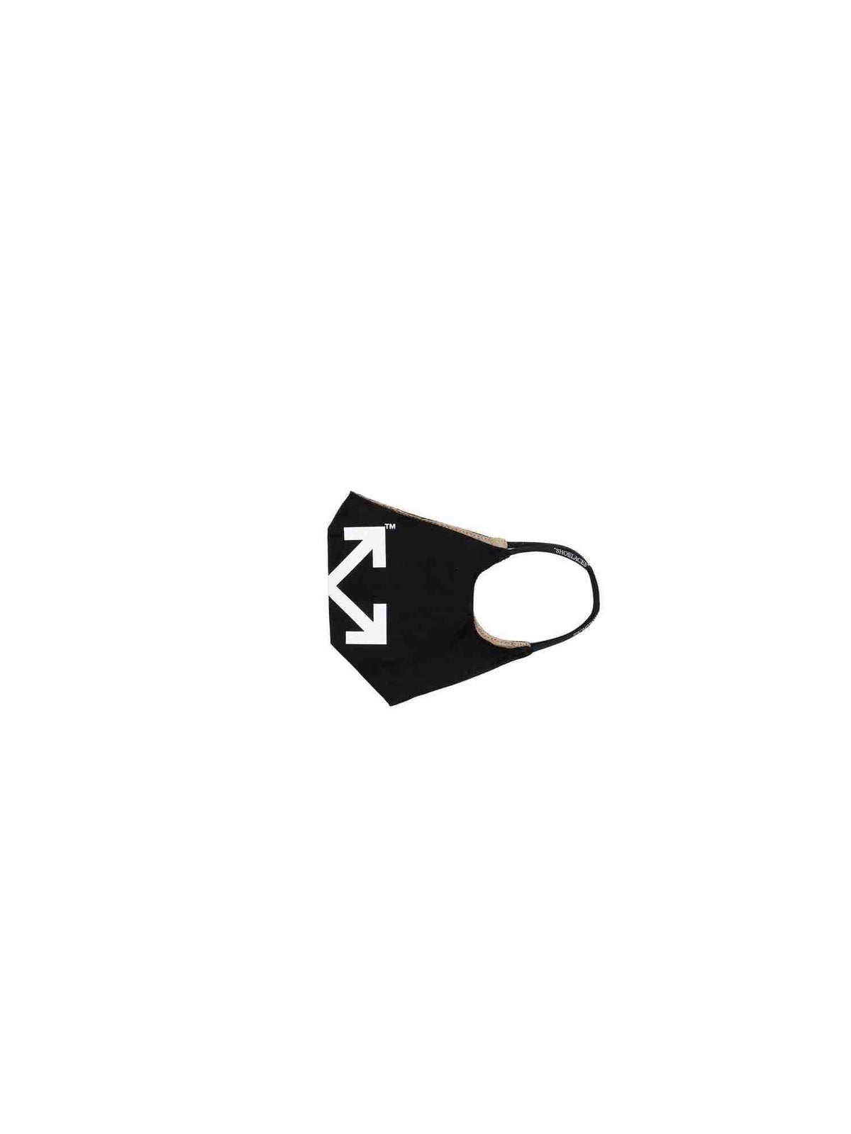 Classic Arrow Simple Mask in Black/White
