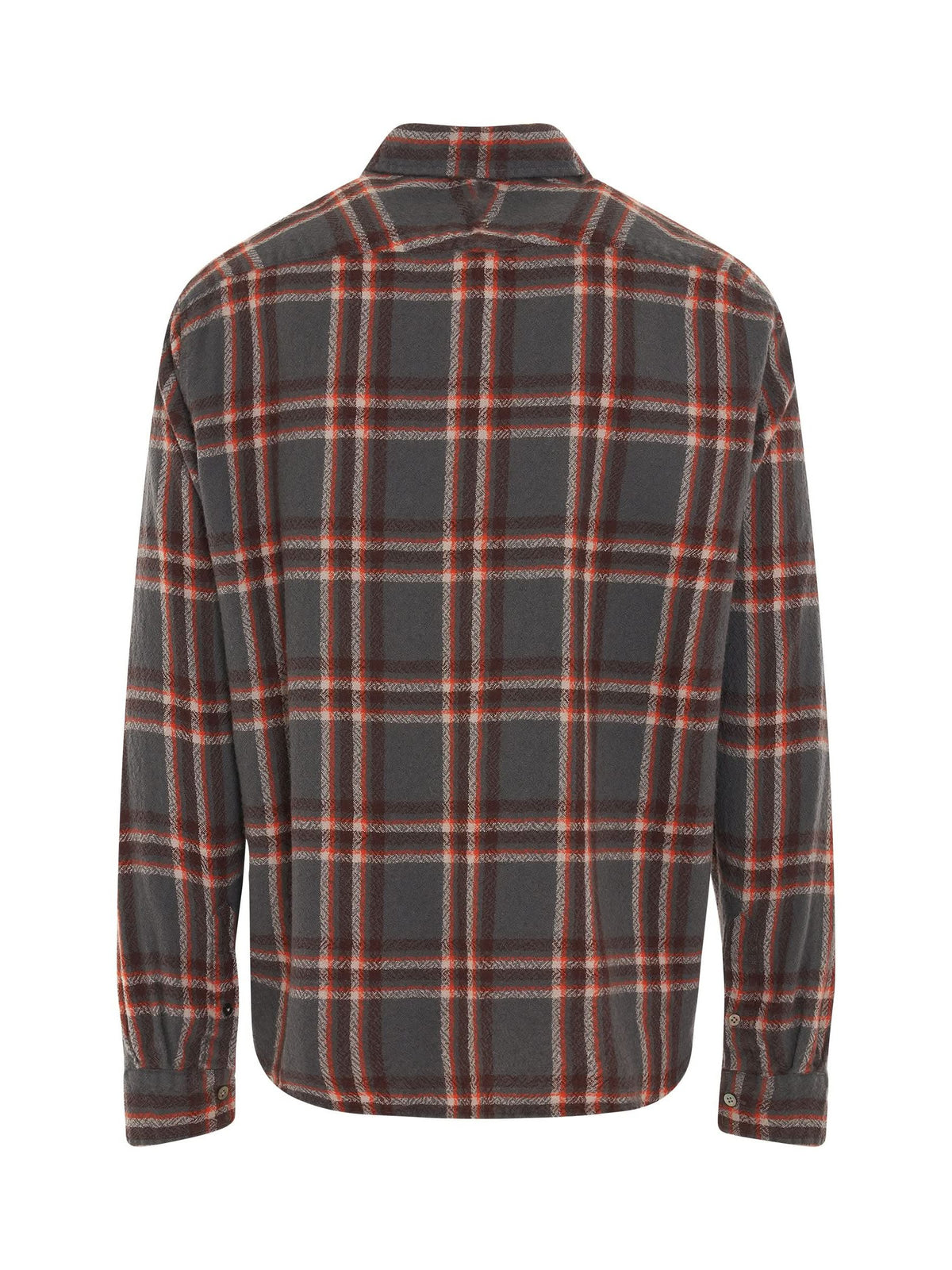 Shrunken Check Shirt in Charcoal