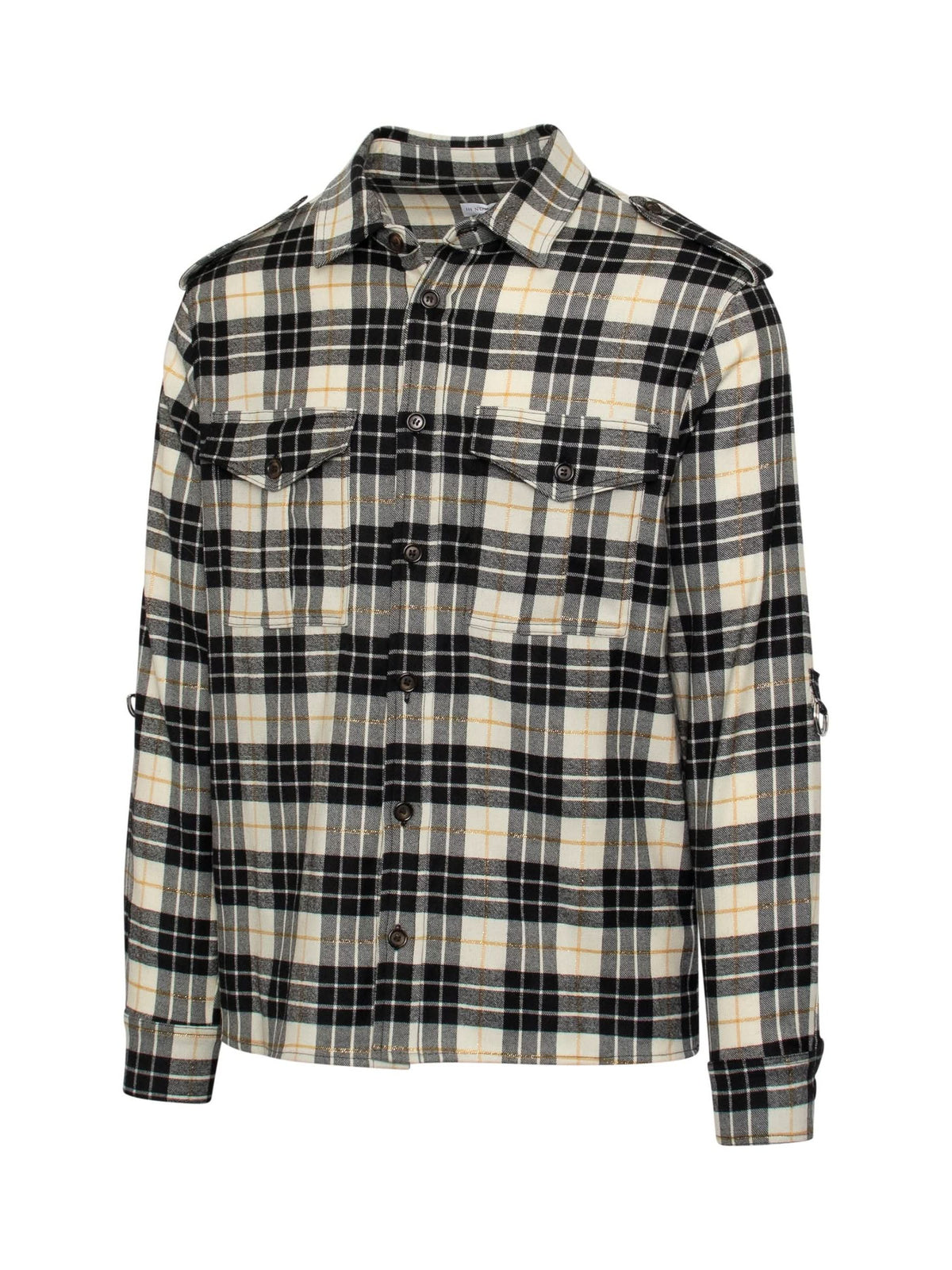 Jesus Shirt in Black Check