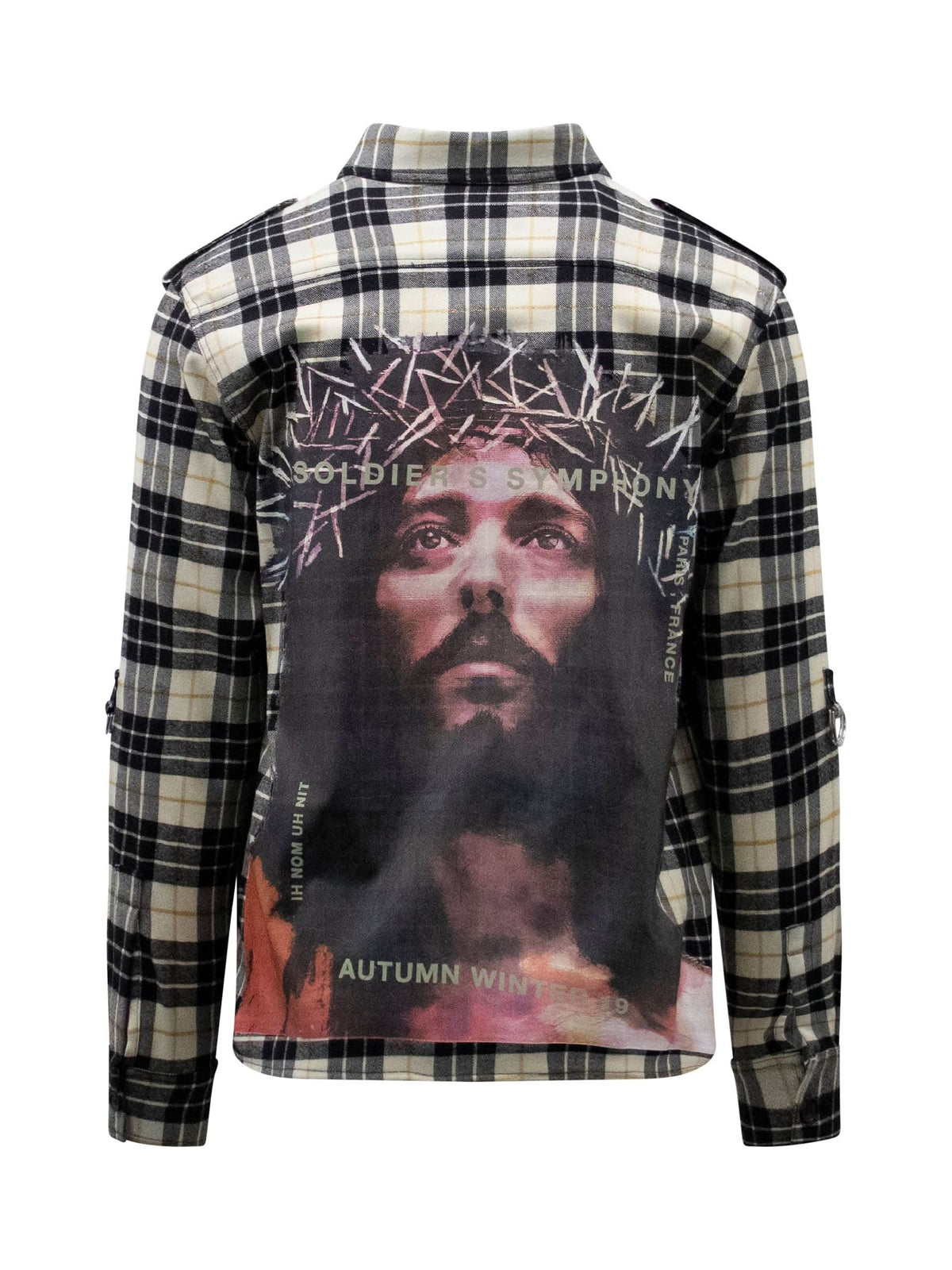Jesus Shirt in Black Check